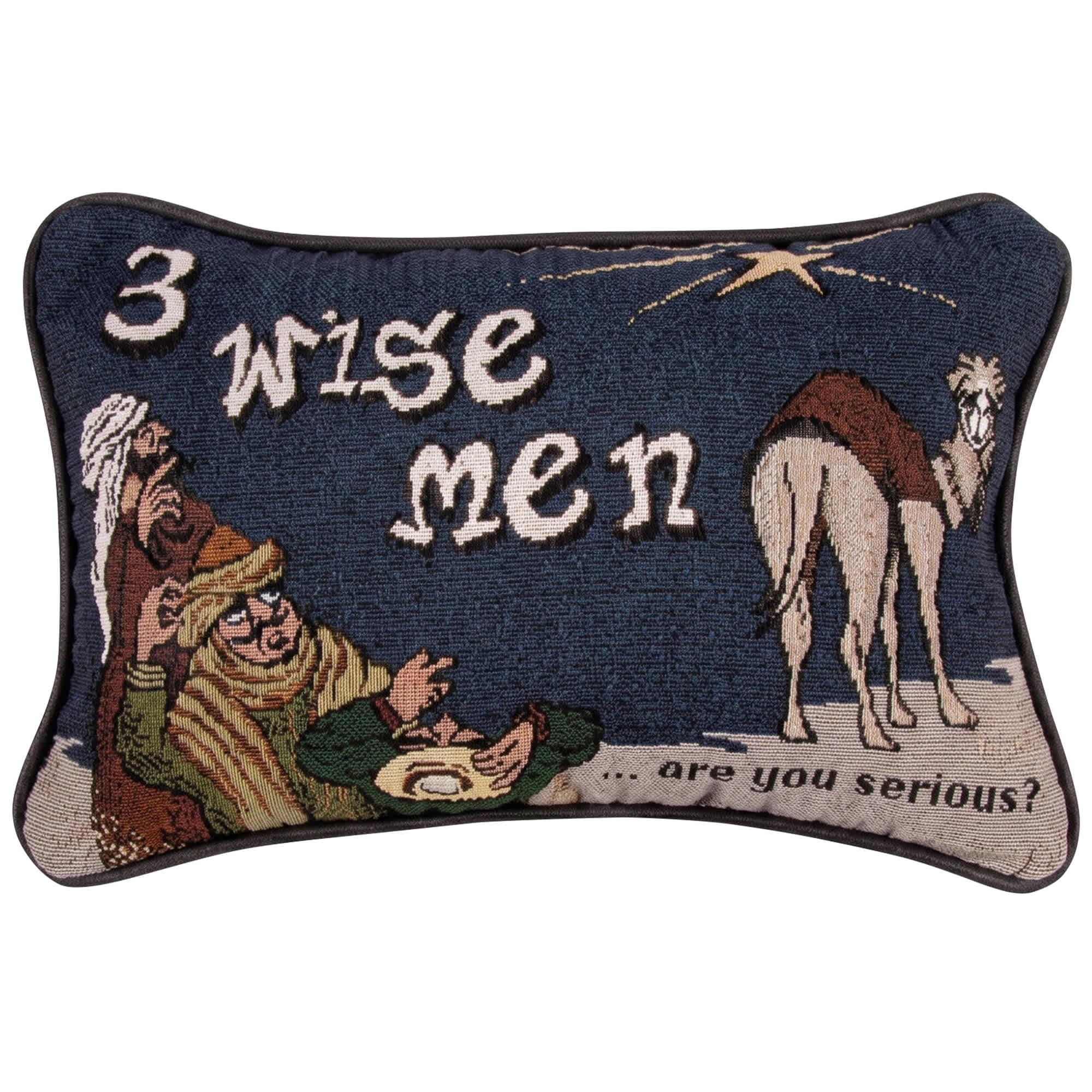 Simply Home 3 Wise Men Christmas Accent Throw Pillow - 9 inch x 12 inch ...
