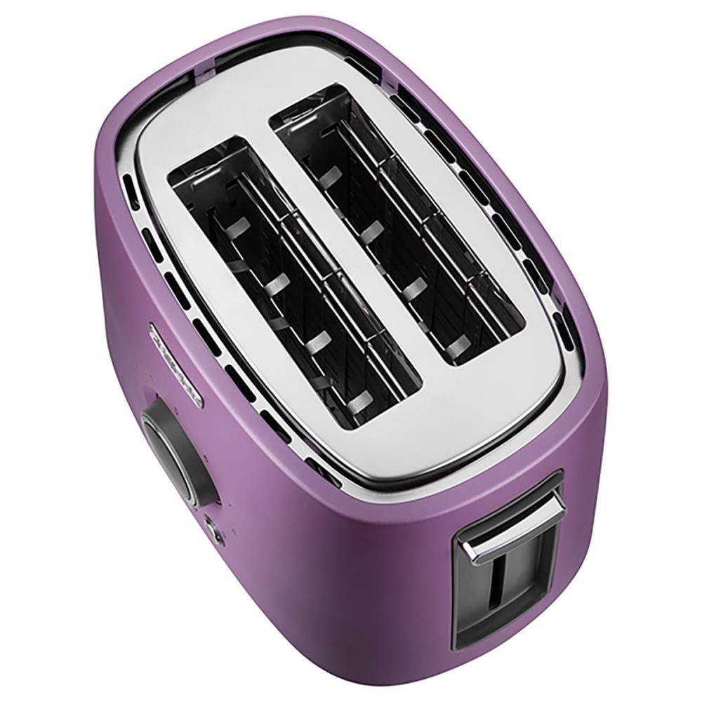 Premium PSD  3d rendering of purple toaster object