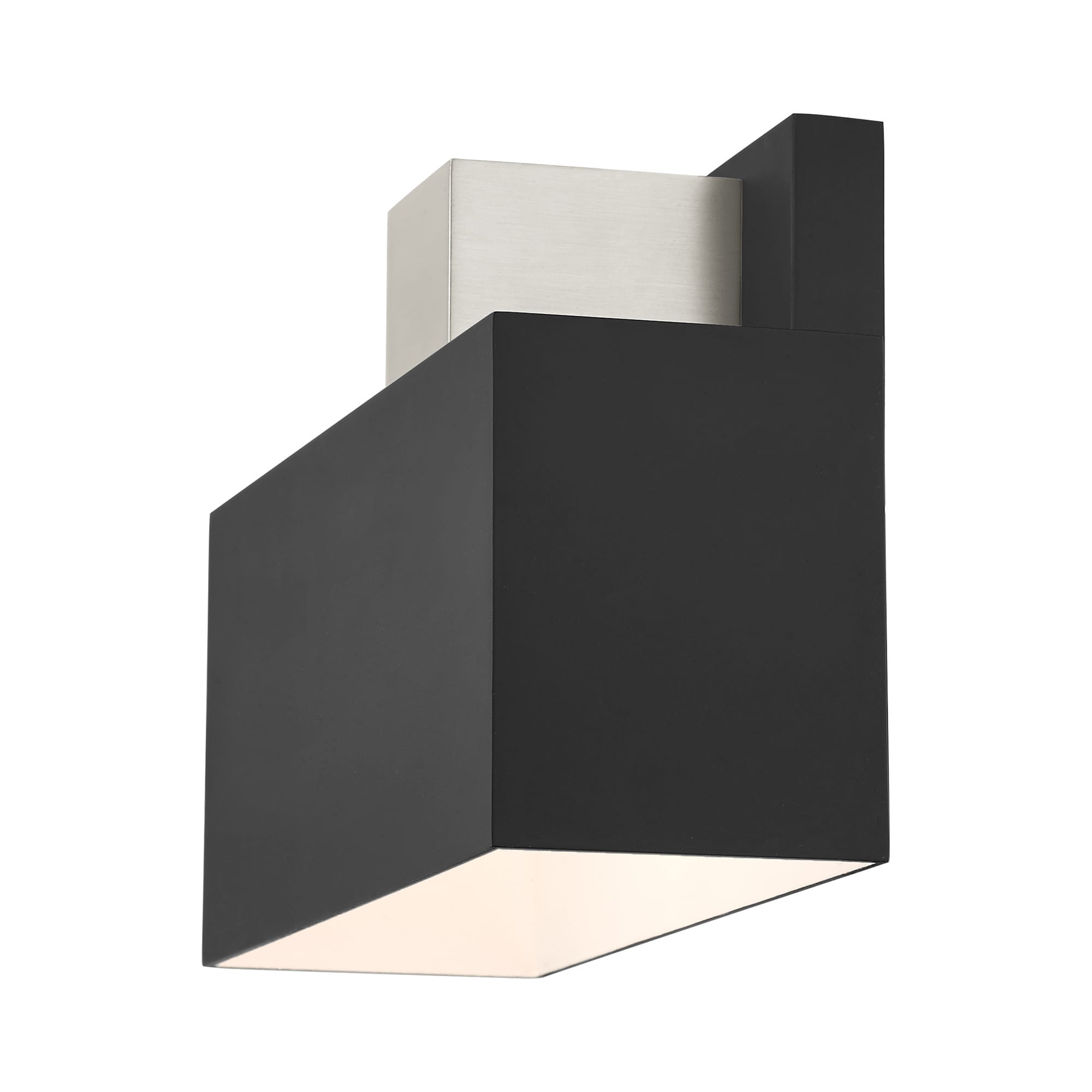 Lynx Minimalist Black Brass Outdoor ADA Wall Sconce