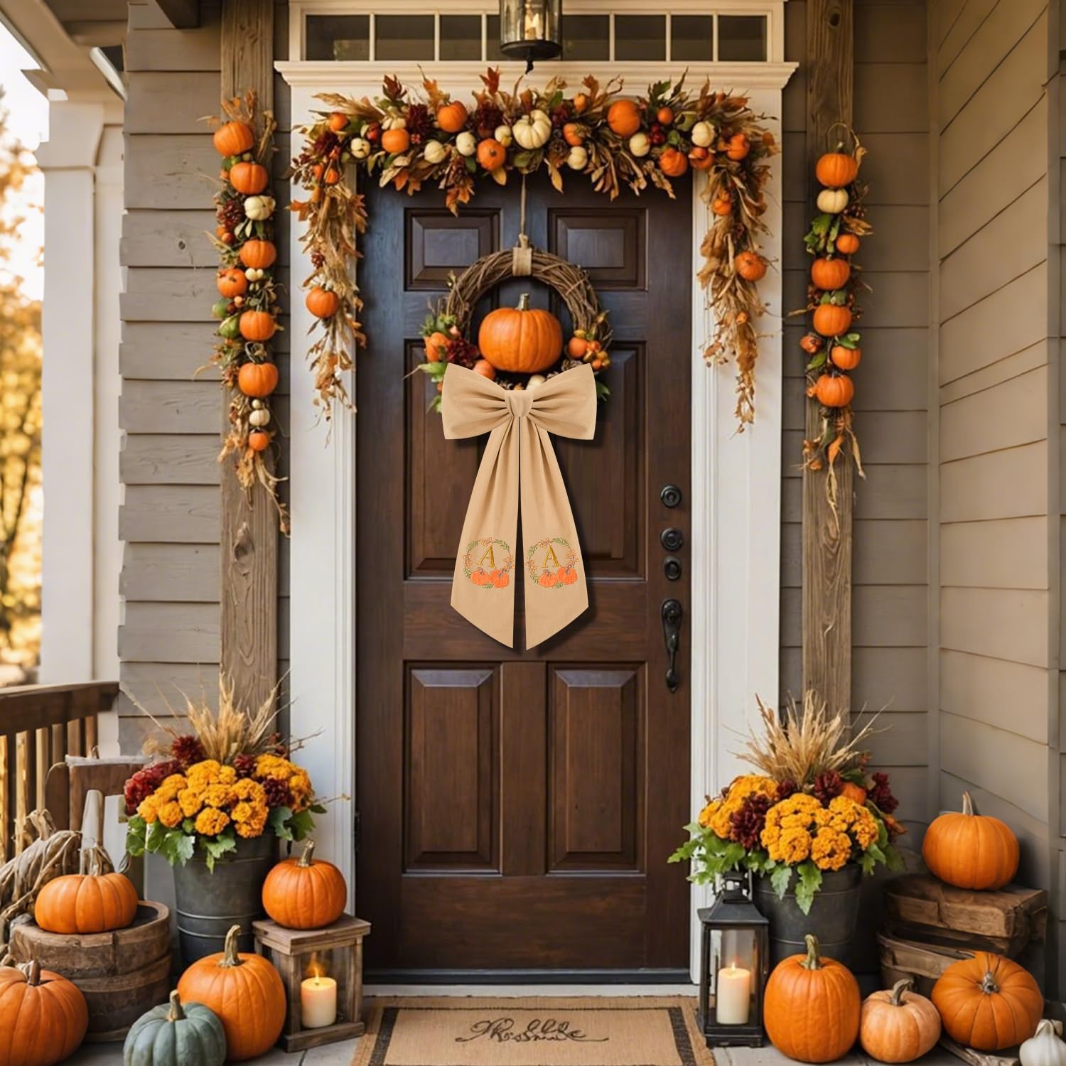 AKSCYZM LAK0819K1926 Artificial-Thanksgiving-Wreaths - View #2
