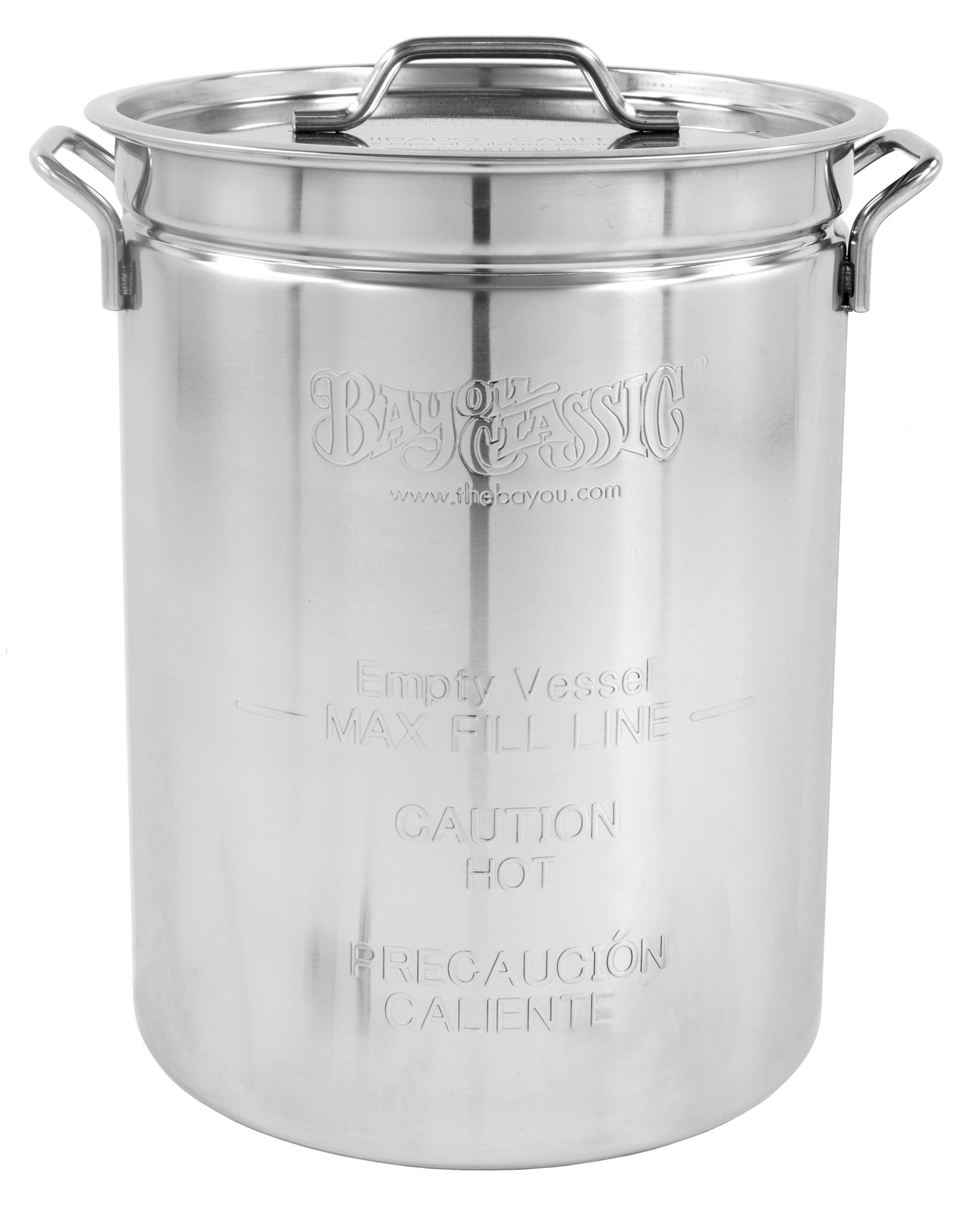 Bayou Classic 82-Quart Stainless Steel Stock Pot in the Cooking Pots  department at
