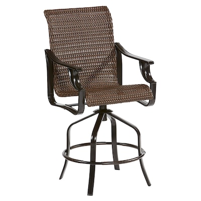 Swivel Bar Stool Chair, Swivel Wicker Patio Bar Stools