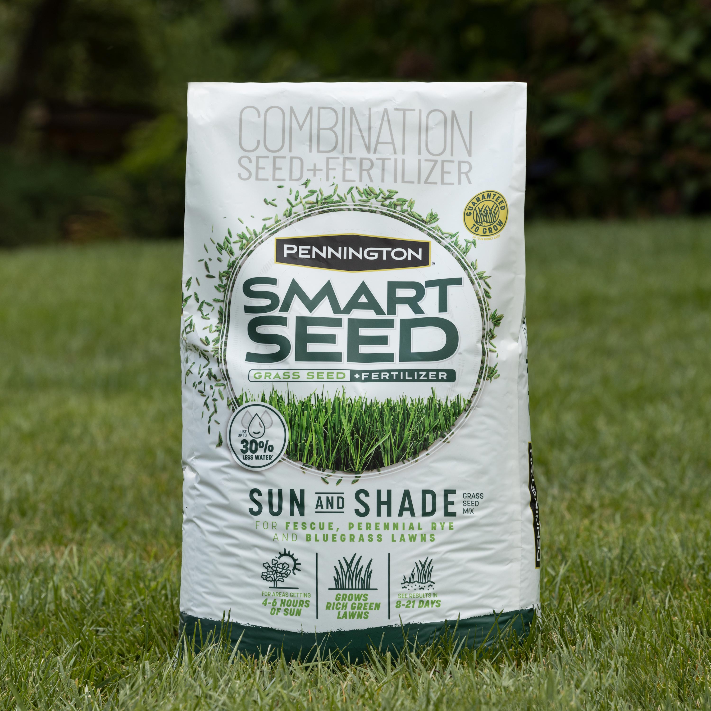 Pennington 100526671 Smart Seed Sun and Shade Grass Seed 7 LBS 