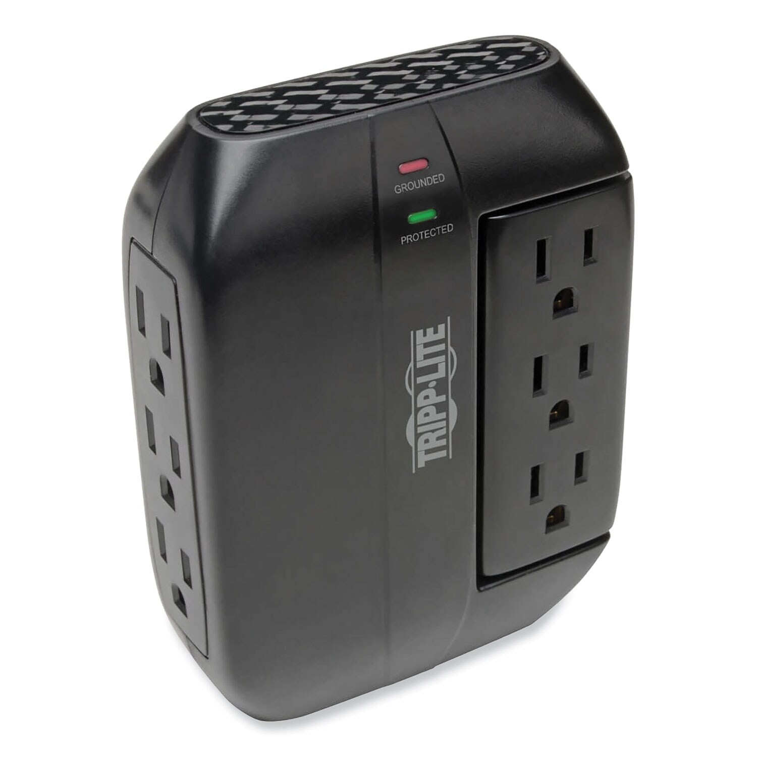 Tripp Lite TRPSWIVEL6 Protect It 6 -Outlet 1500 Joules 1875 -Watts Black Indoor AC Surge Protector