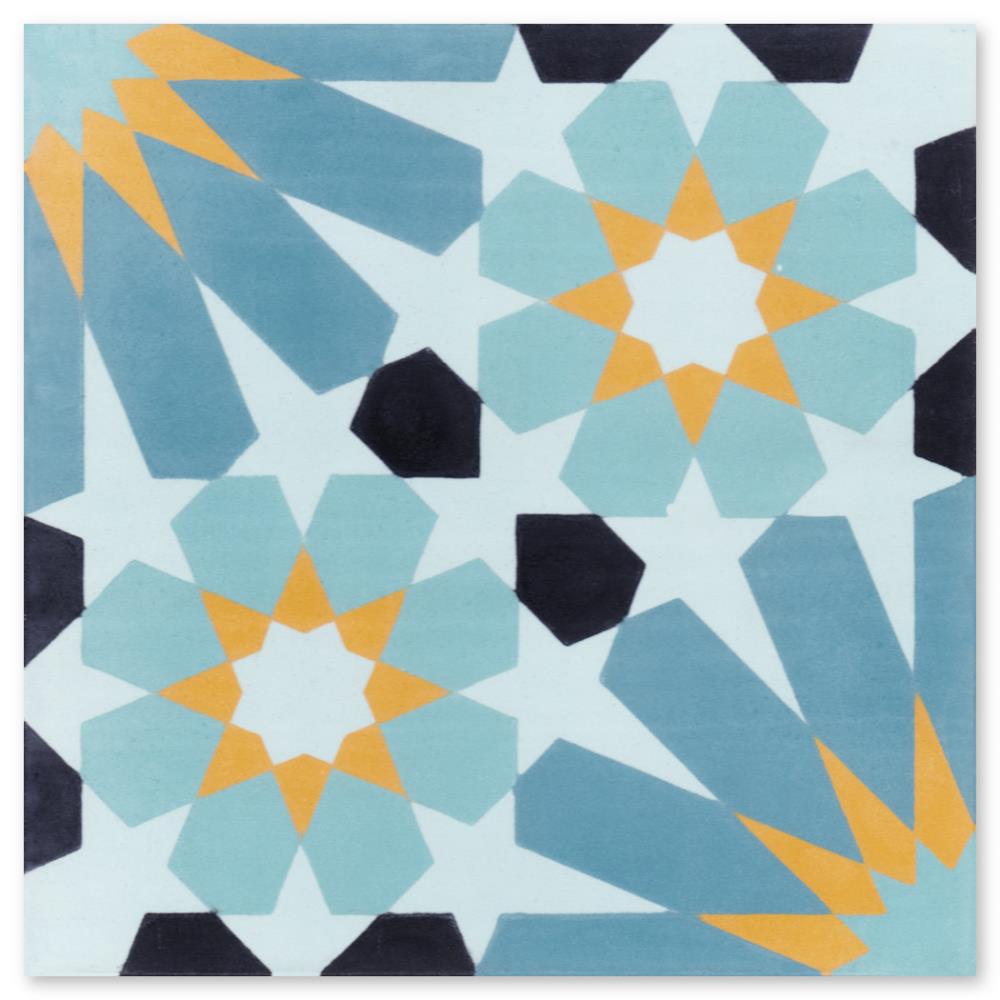 Villa Lagoon Tile Tangier Primero 8-in x 8-in Unglazed Cement Patterned ...