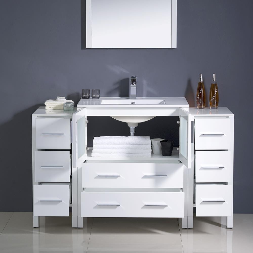 Fresca FVN62-123012WH-UNS Bath-Vanity-Combo - View #5