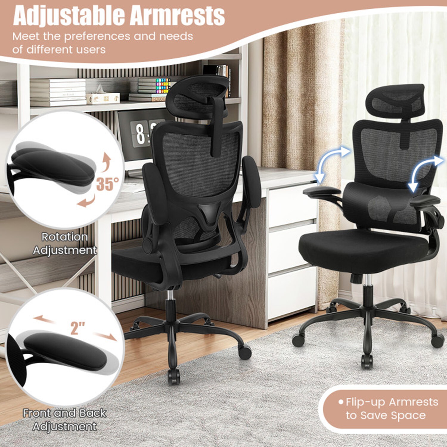 Mondawe MO-CB10661BK Office-Chairs - View #5