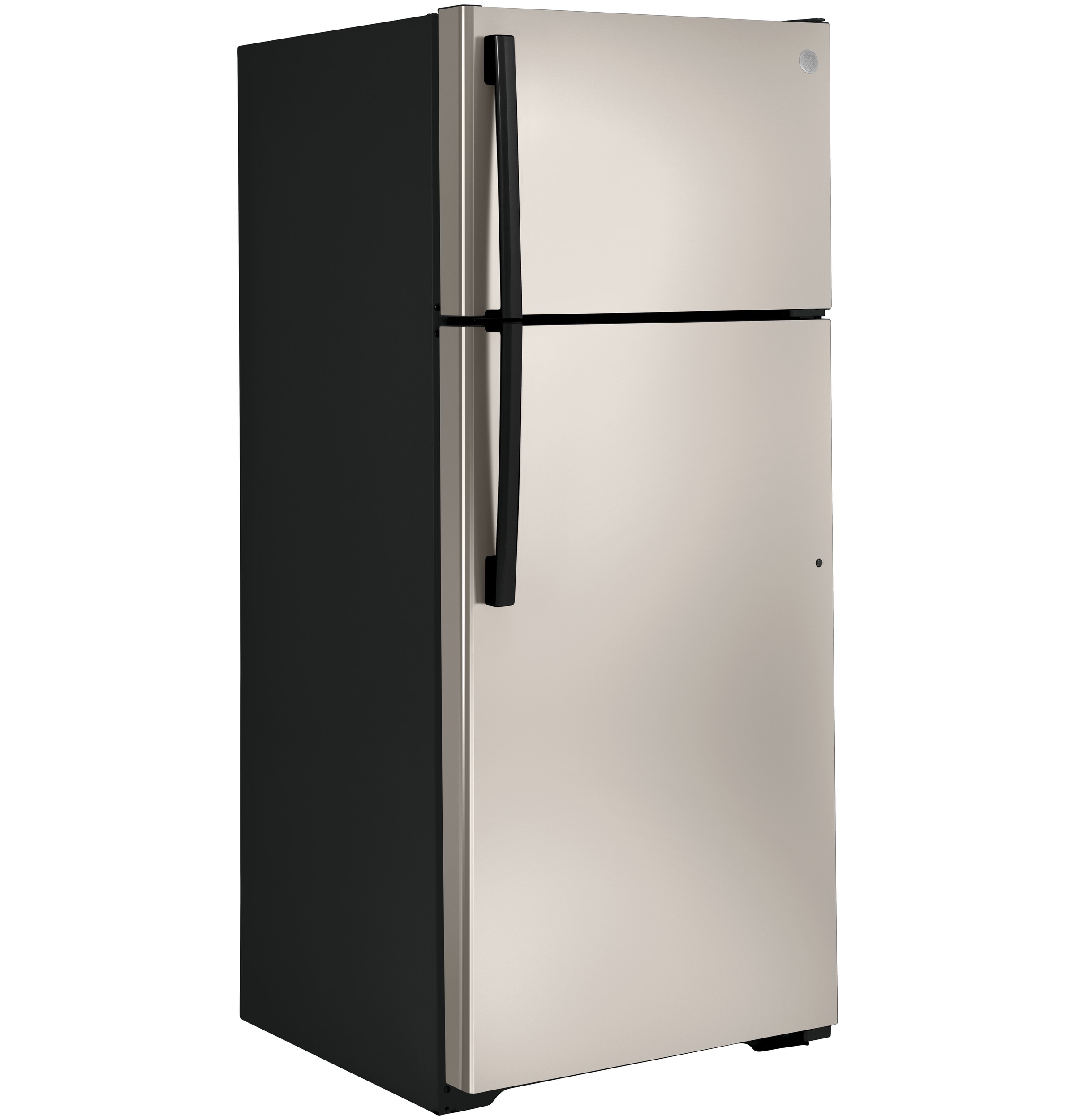 GE 17.5 cu ft Top Freezer Refrigerator with Ice Maker Silver ENERGY STAR GIE18GCNRSA at Lowes
