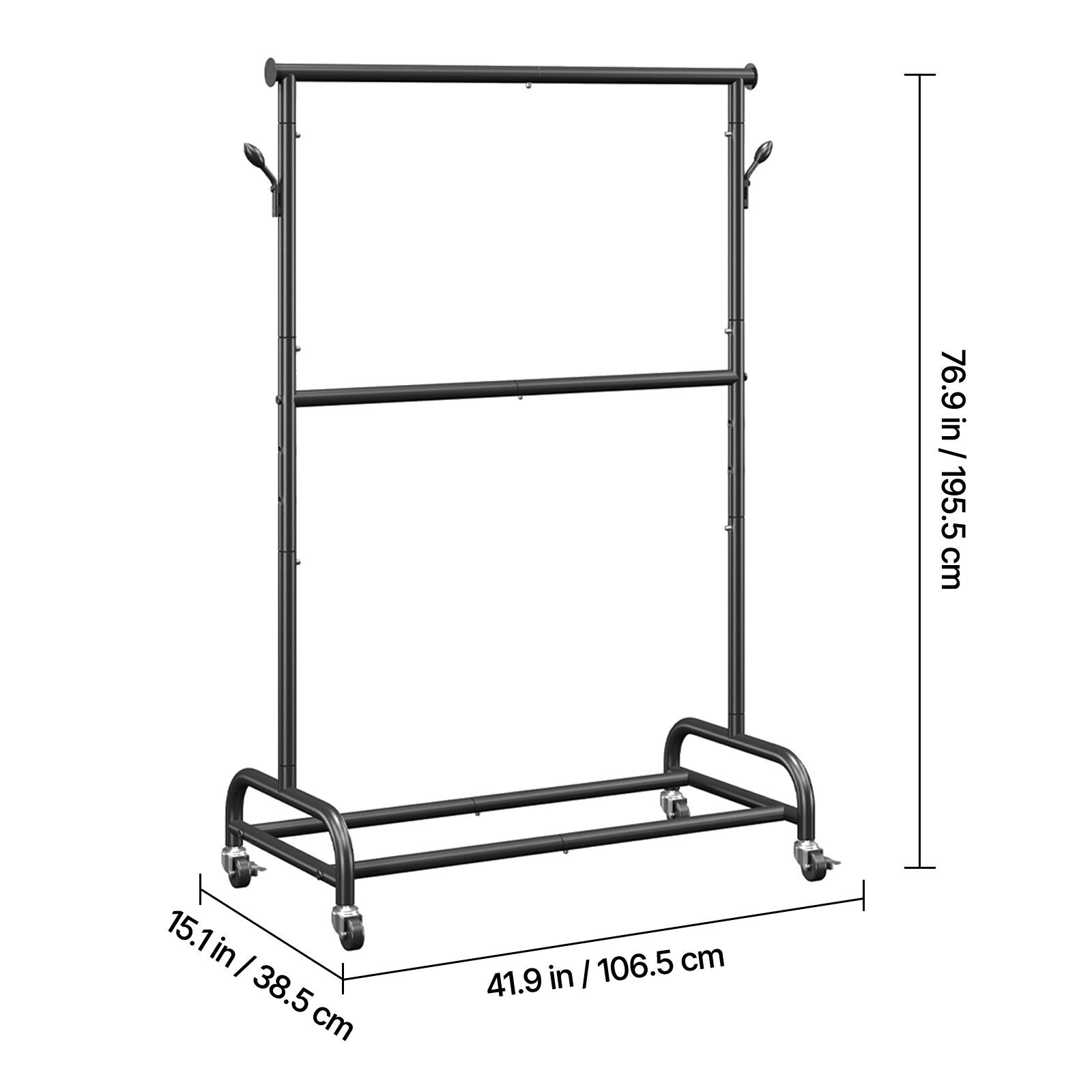 JUSHUA MT-X33C6G Garment-Racks - View #4