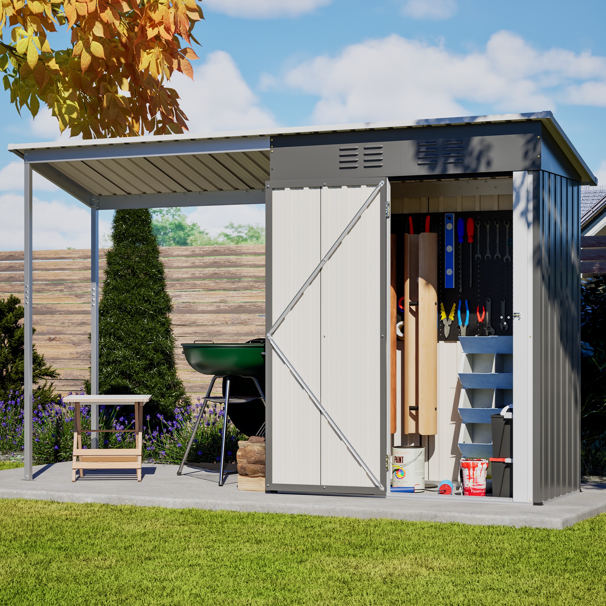 Poinic CURDS-P192857-2794 Metal-Storage-Buildings-Sheds - View #16