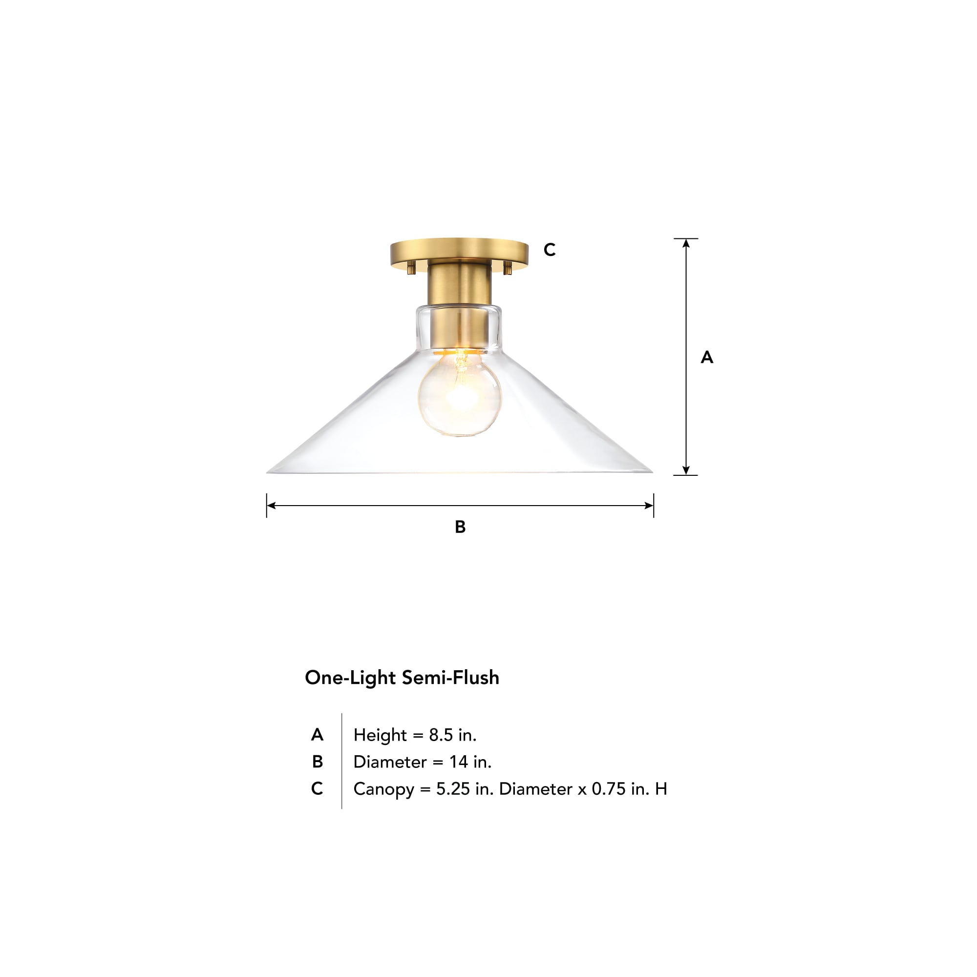 Designers Fountain D307M-SF-BG flushmounts - View #6