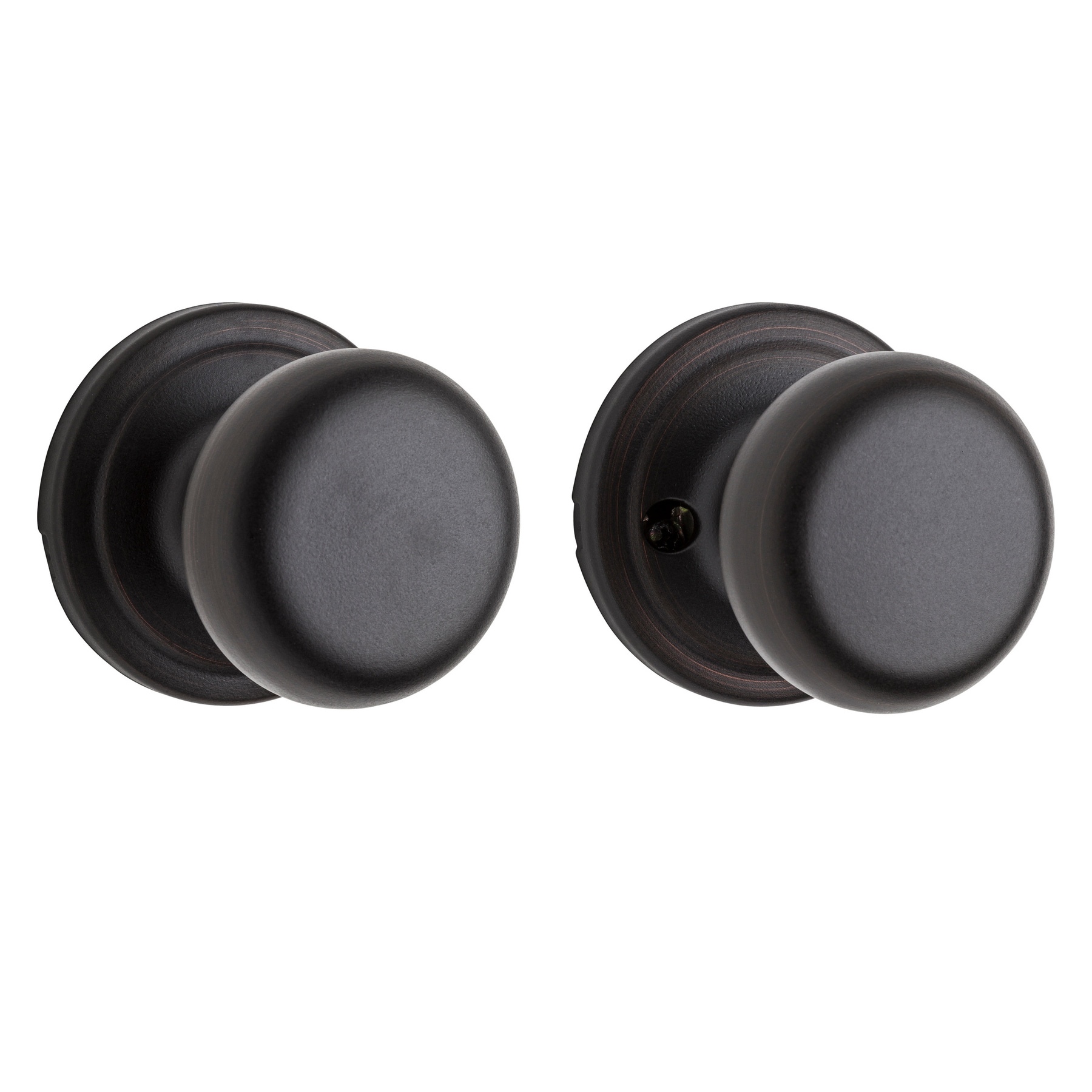 Kwikset Signature Series 720H 11P RCAL RCS Hancock Venetian Bronze Interior Hall/Closet Passage Door Knob with Antimicrobial Technology
