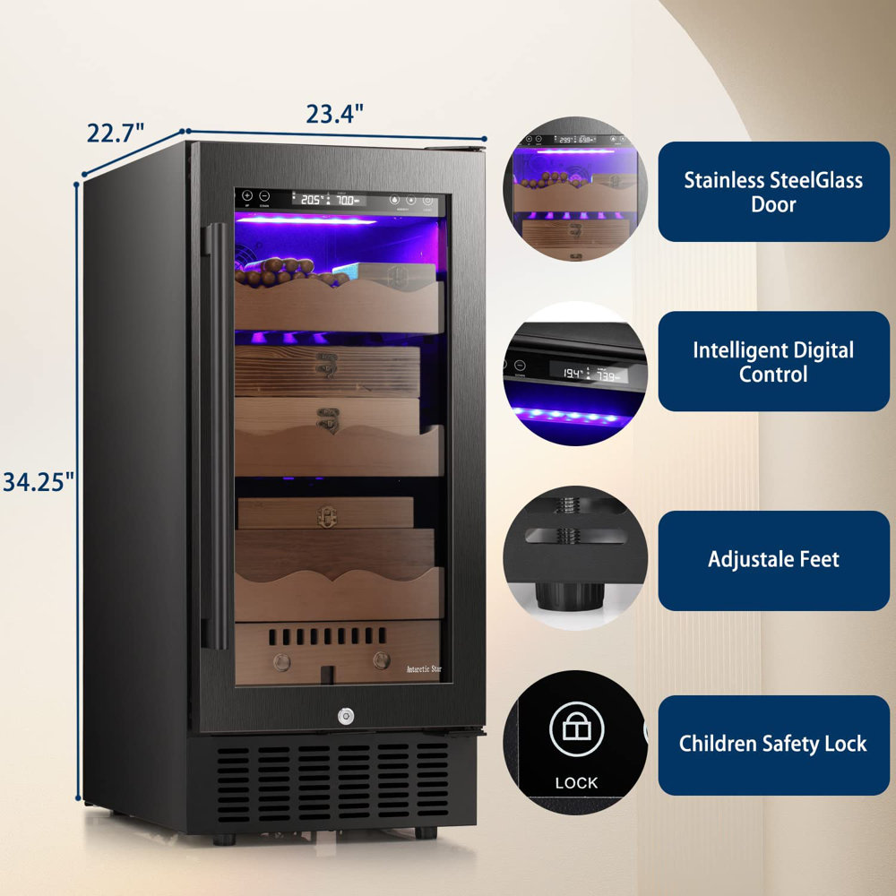 COWSAR LSX5196H-BLACK humidors - View #6