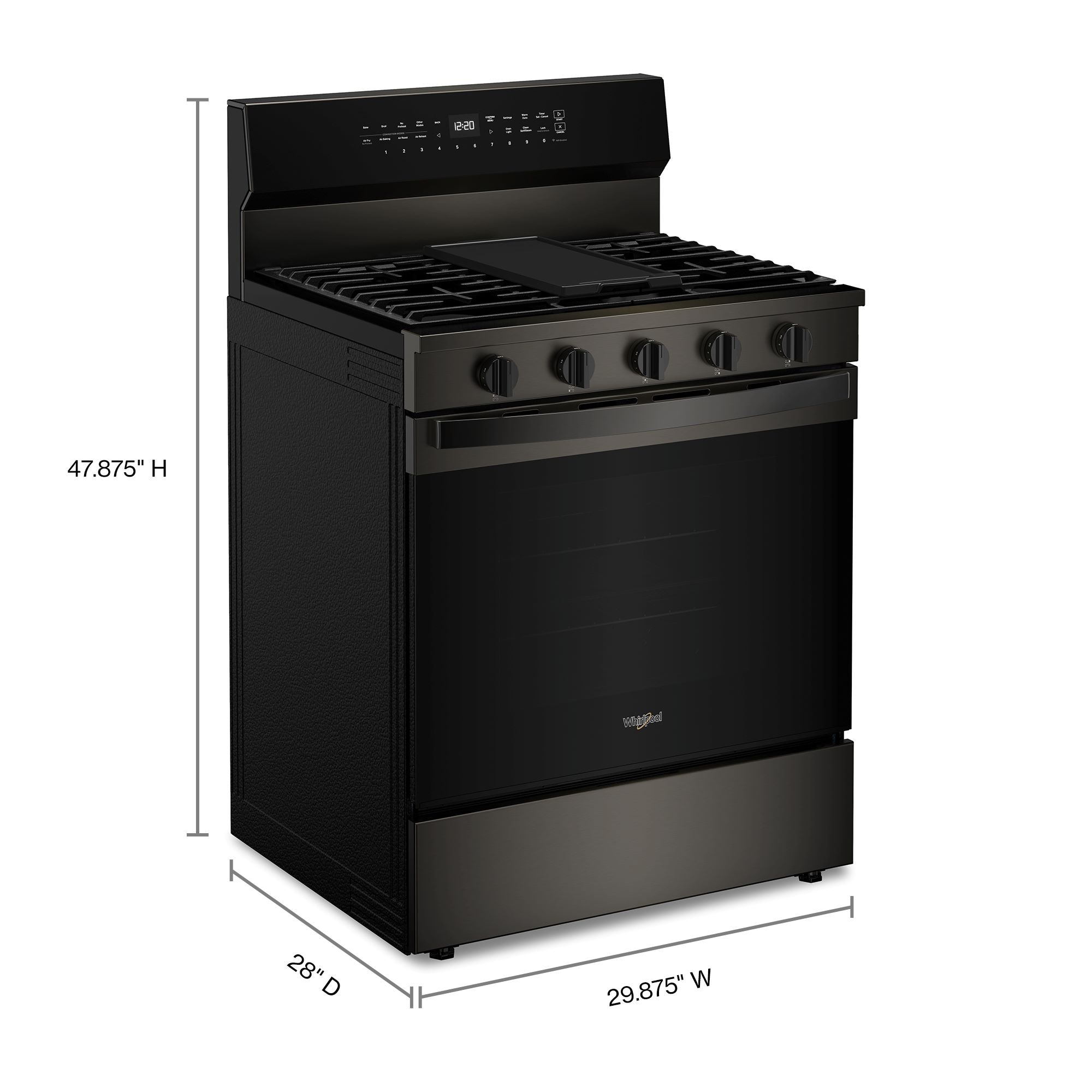 Whirlpool WFGS7530RV Freestanding-Gas-Ranges - View #5