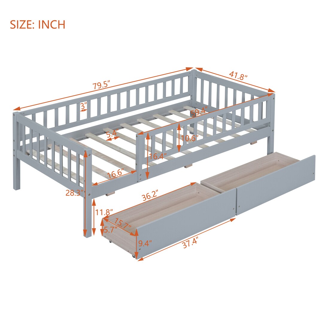 CHITA BED723-660 beds - View #3