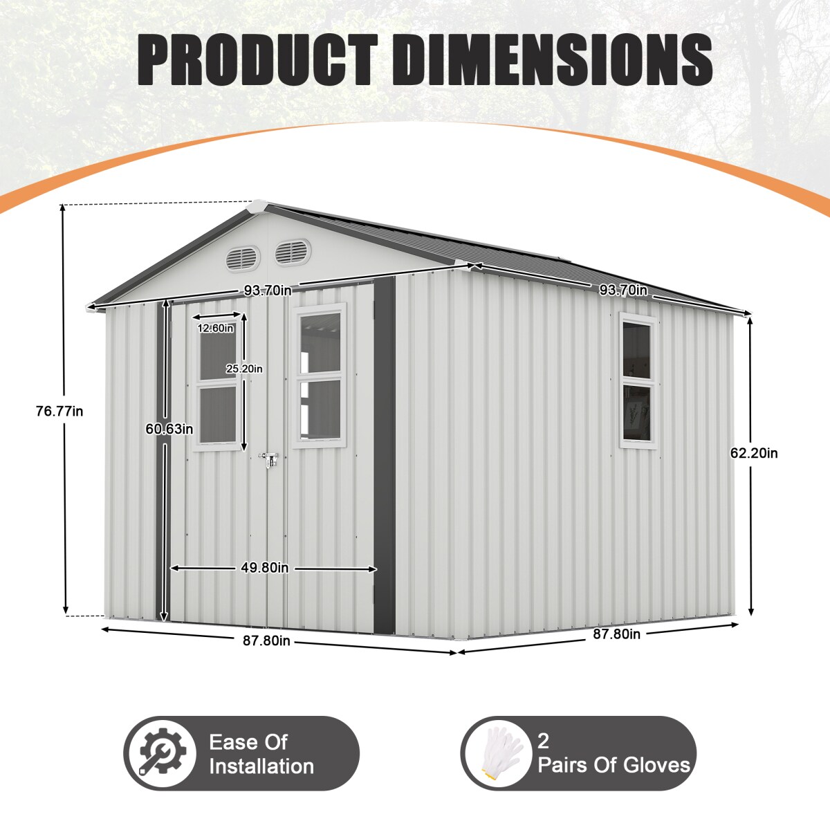 Streamdale Furniture W1598S00037 Metal-Storage-Buildings-Sheds - View #6