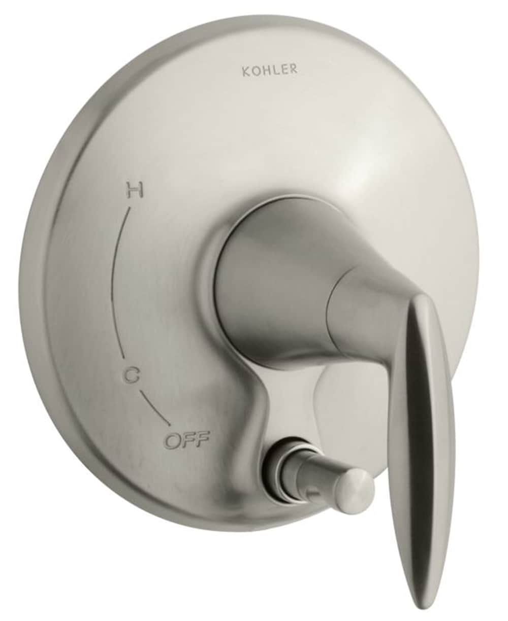 KOHLER T45112-4-BN Vibrant Brushed Nickel Lever Shower Faucet Handle