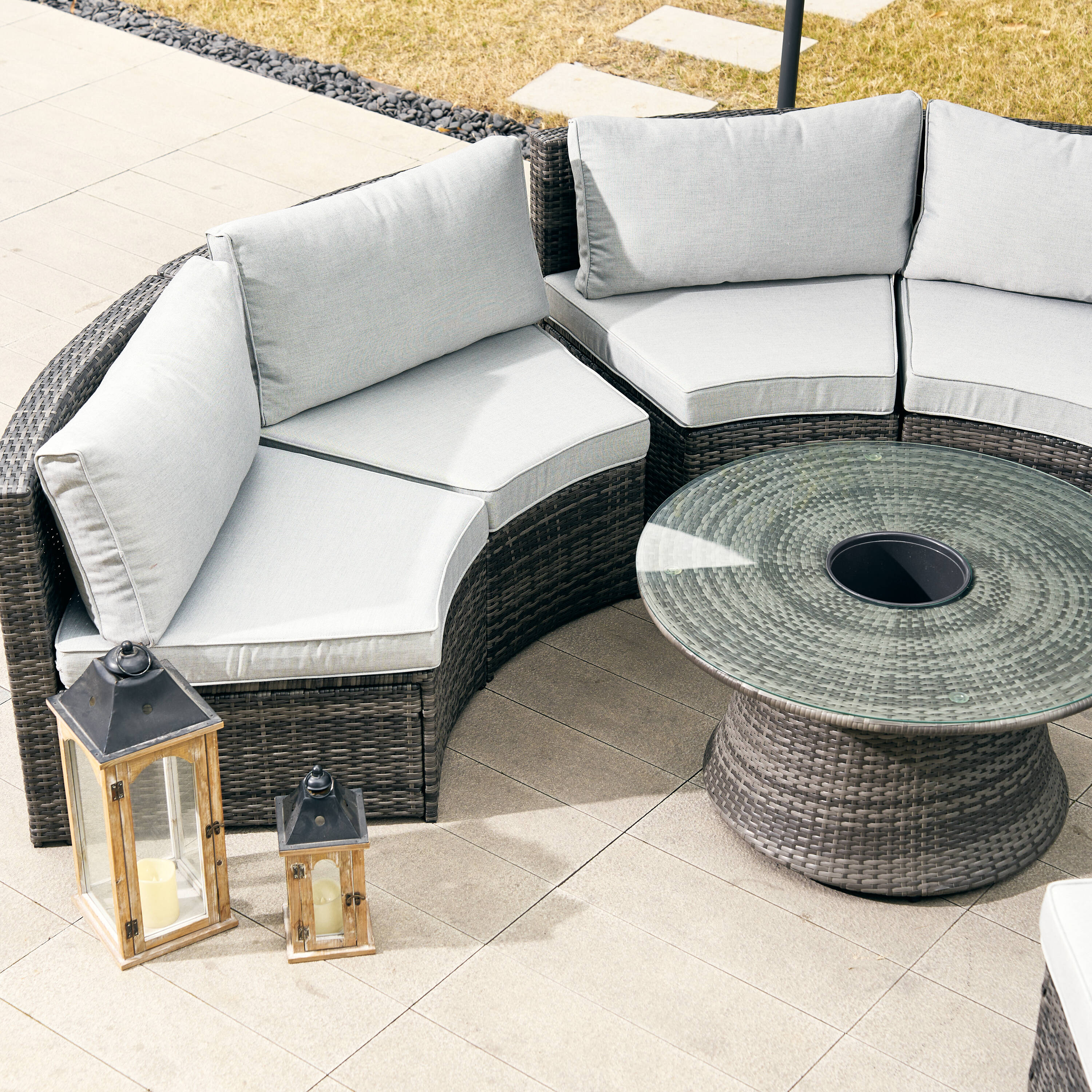 Direct Wicker DWS-1205B8SS&TA-G Patio-Conversation-Sets - View #10