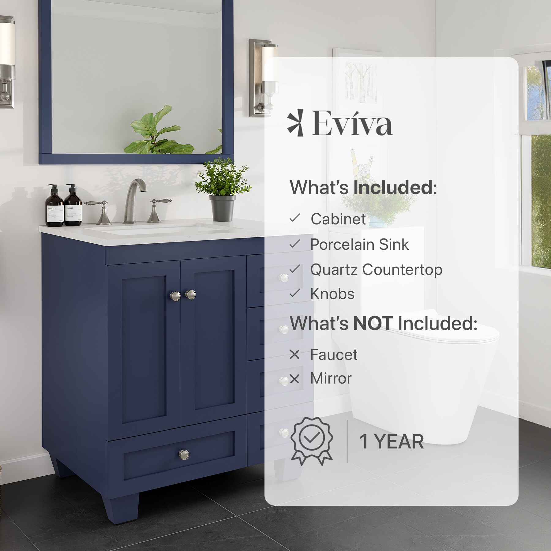 Eviva EVVN69-30BLU-Q Bath-Vanity-Combo - View #7