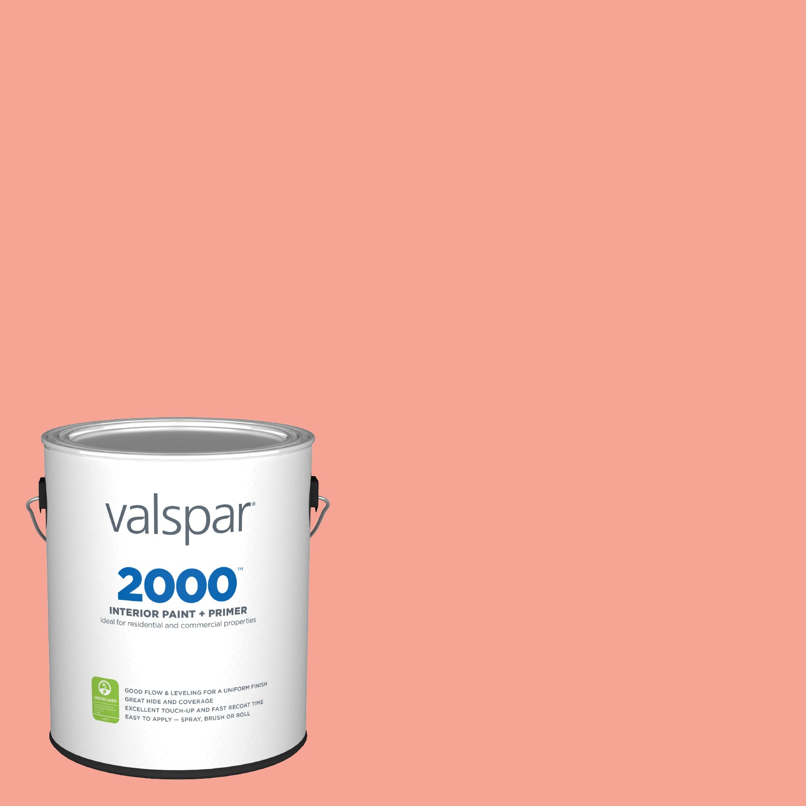Valspar 2004-4A-26725 2000 Flat Coral Reef 2004-4A Latex Interior Paint Paint + Primer ( 1-gallon )