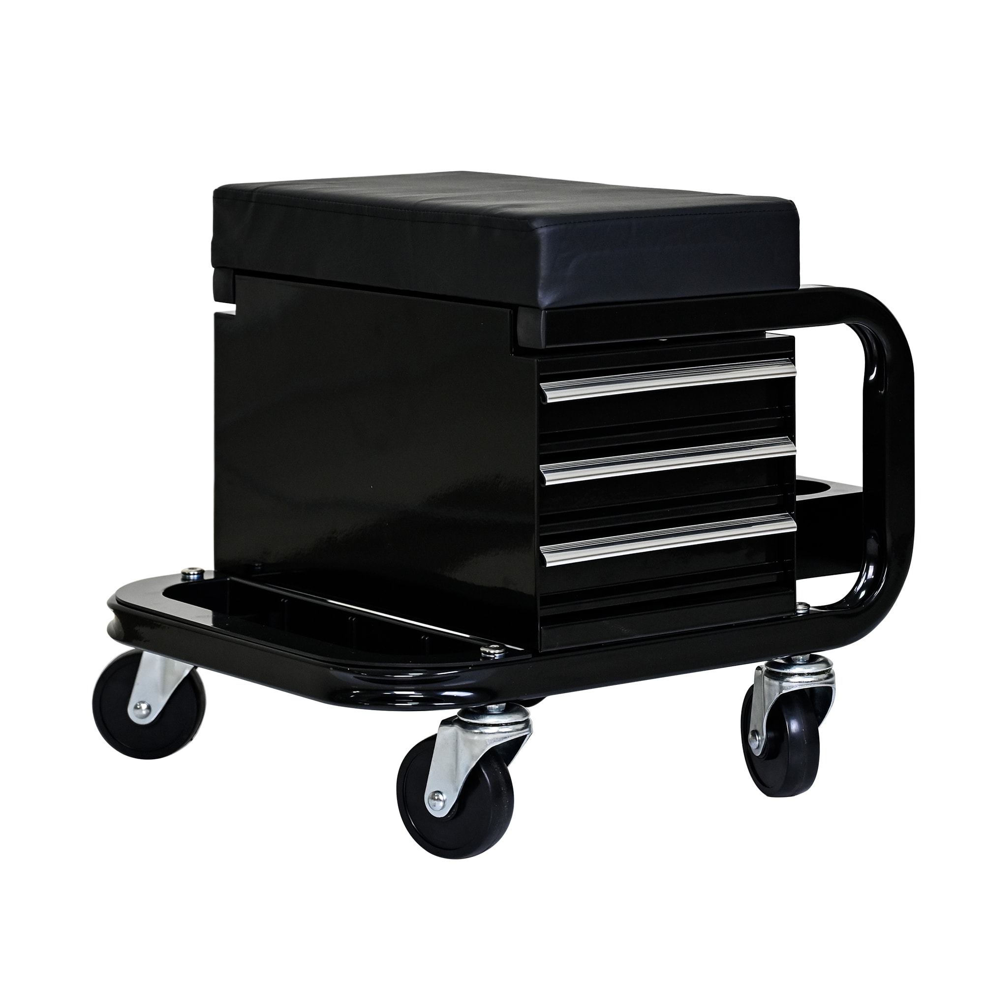 GDFStudio 344161 Heavy Duty Workshop Bench - Rolling Bench For Garages And Workshops With 360 Degree Swivel Wheels - Ideal Mechanical Bench or Workshop Bench