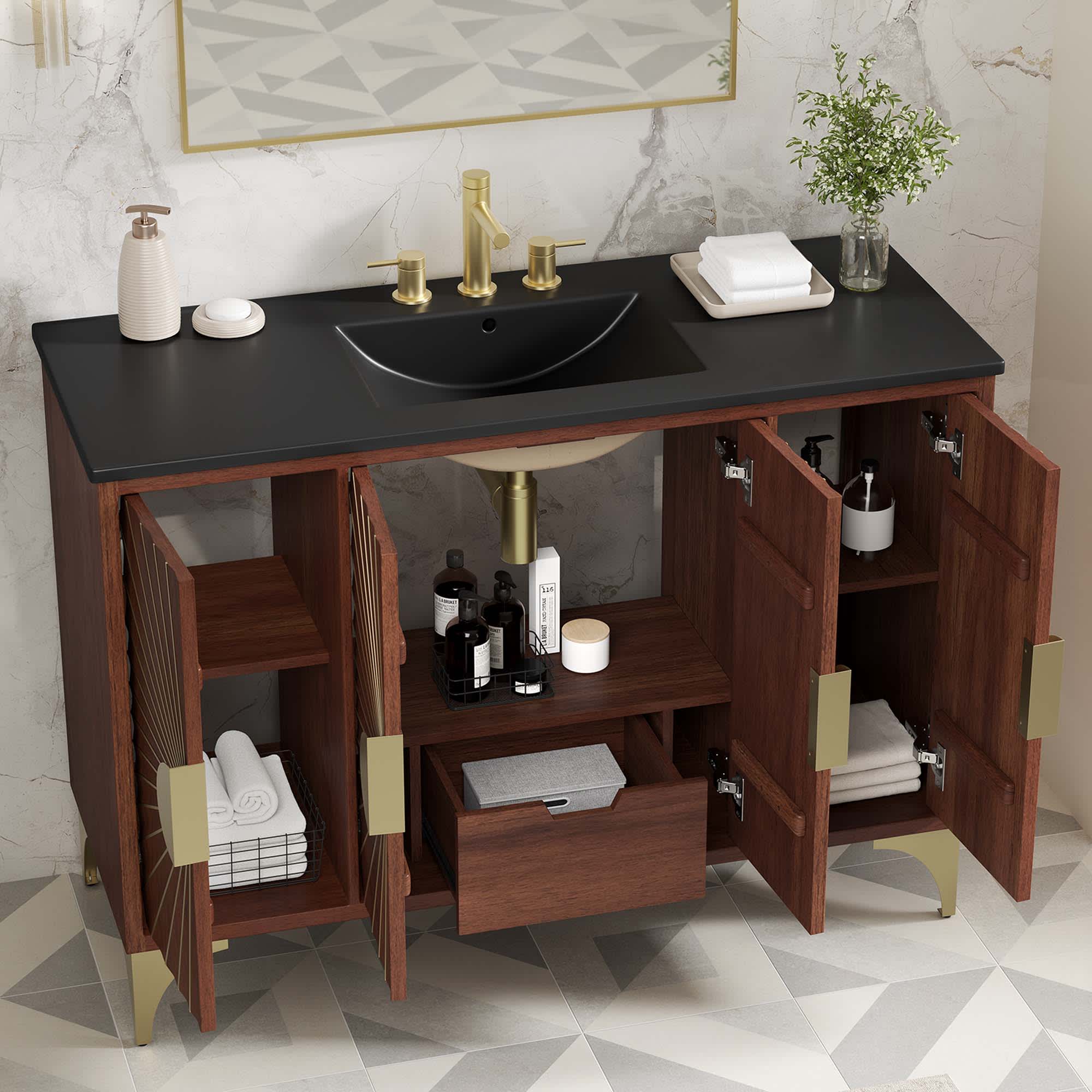 Modway EEI-6304-BLK-WAL Bath-Vanity-Combo - View #5