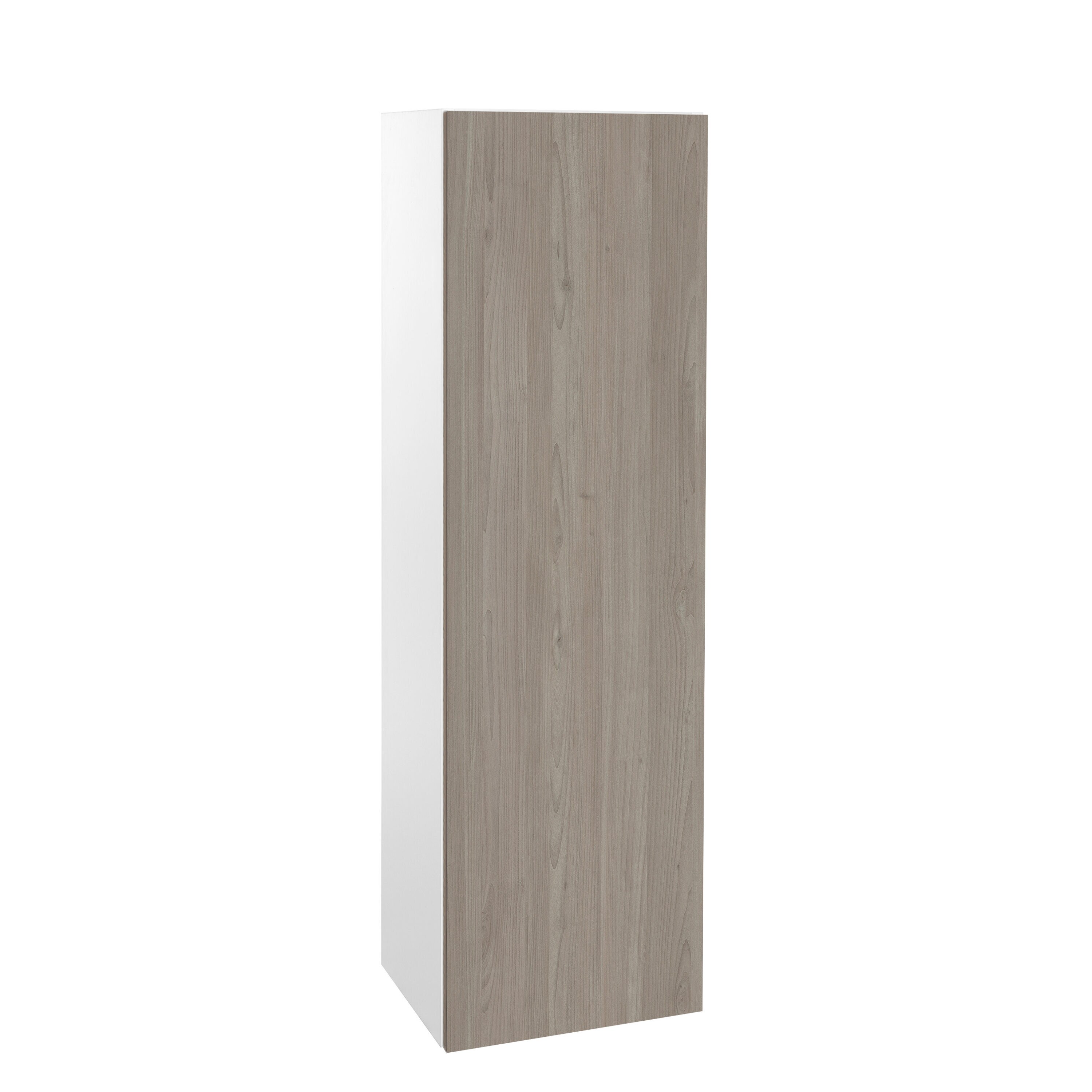 Cambridge 9-in W x 42-in H x 12-in D Grey Nordic Wood Engineered Wood Door Wall Stock Cabinet