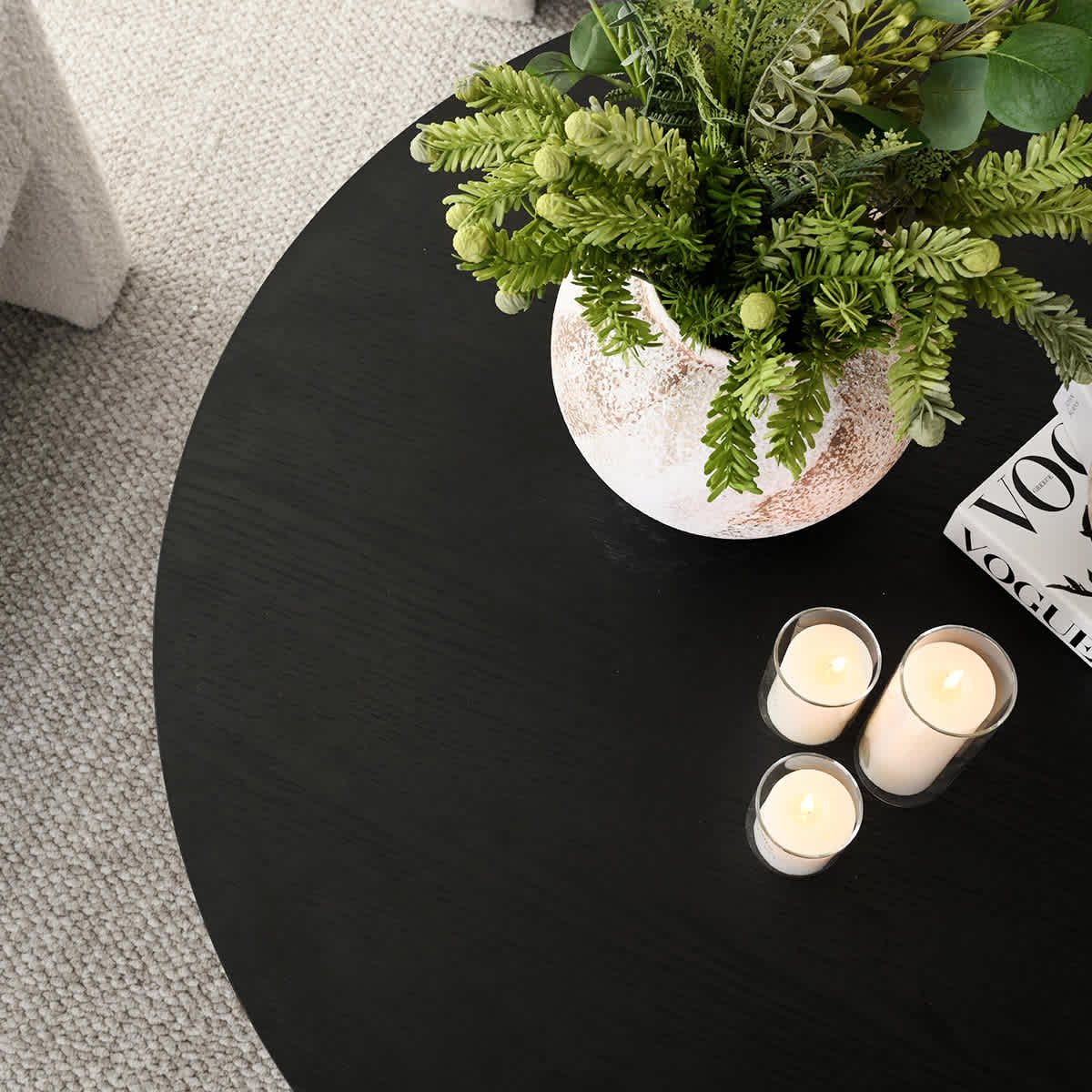 Maison Boucle HOBO-ROUND-BK Coffee-Tables - View #5