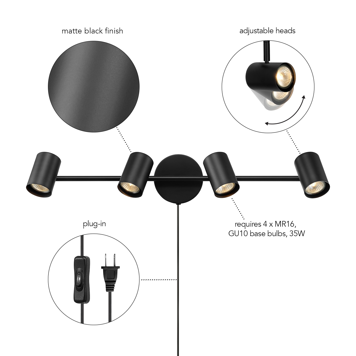 Globe Electric 91009806 Fixed-Track-Lighting - View #6