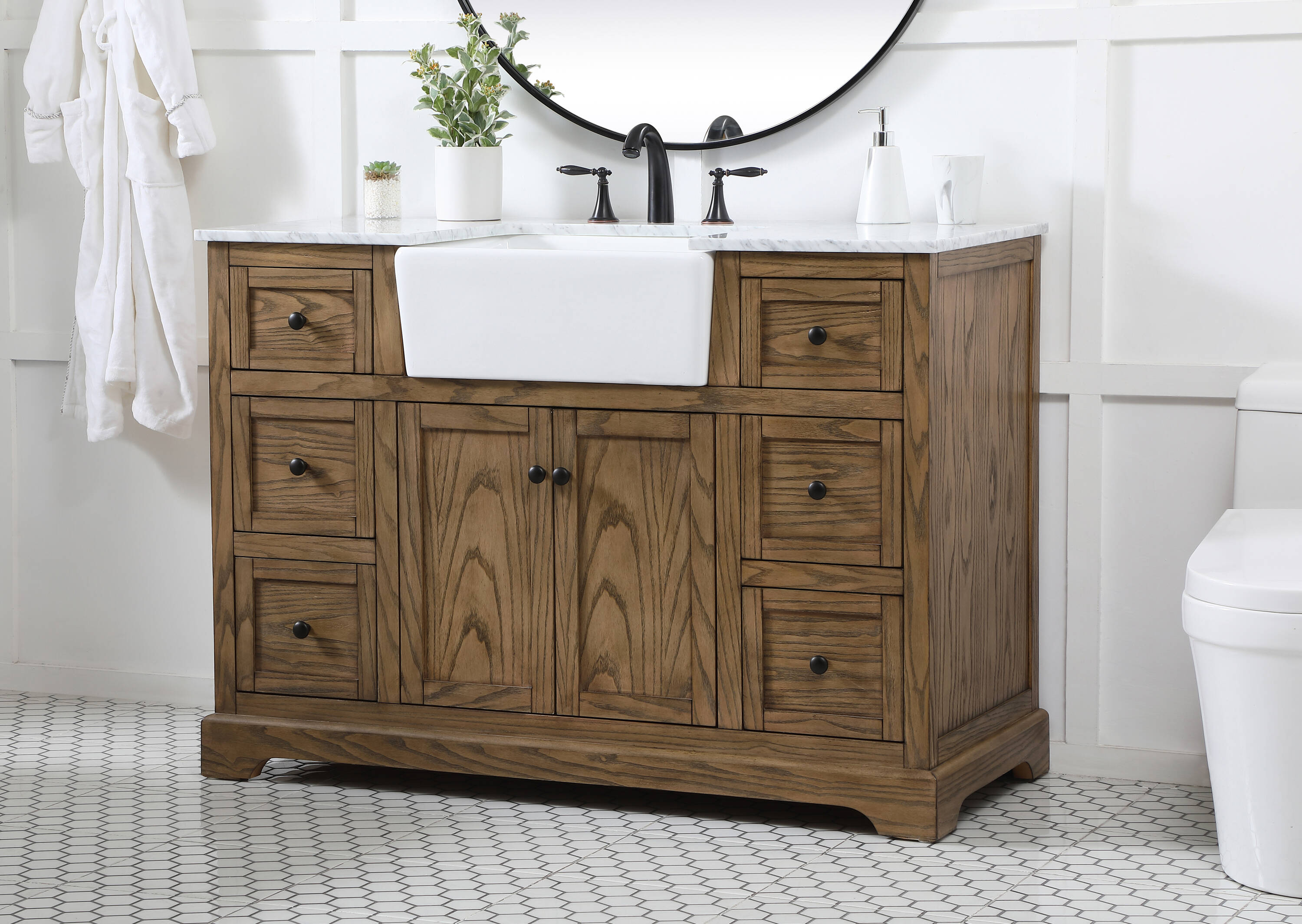 Elegant Decor HF180744DW Bath-Vanity-Combo - View #3