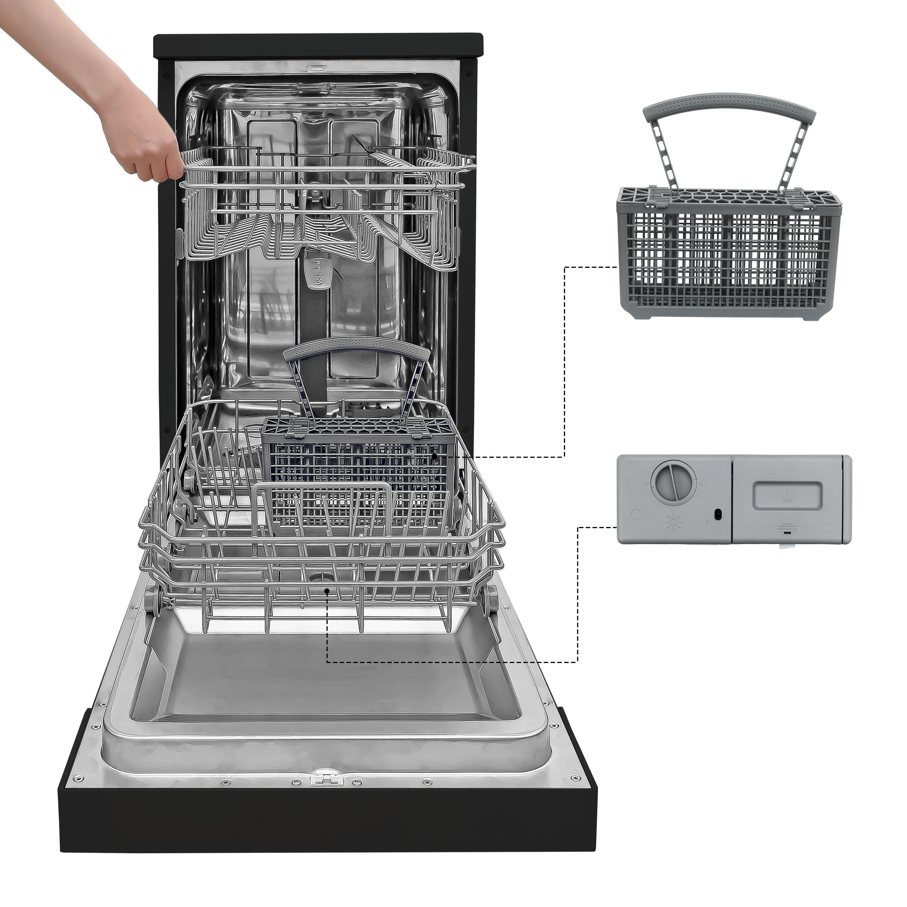 Dishwasher - Compact Countertop Black & Decker for Sale in Jersey