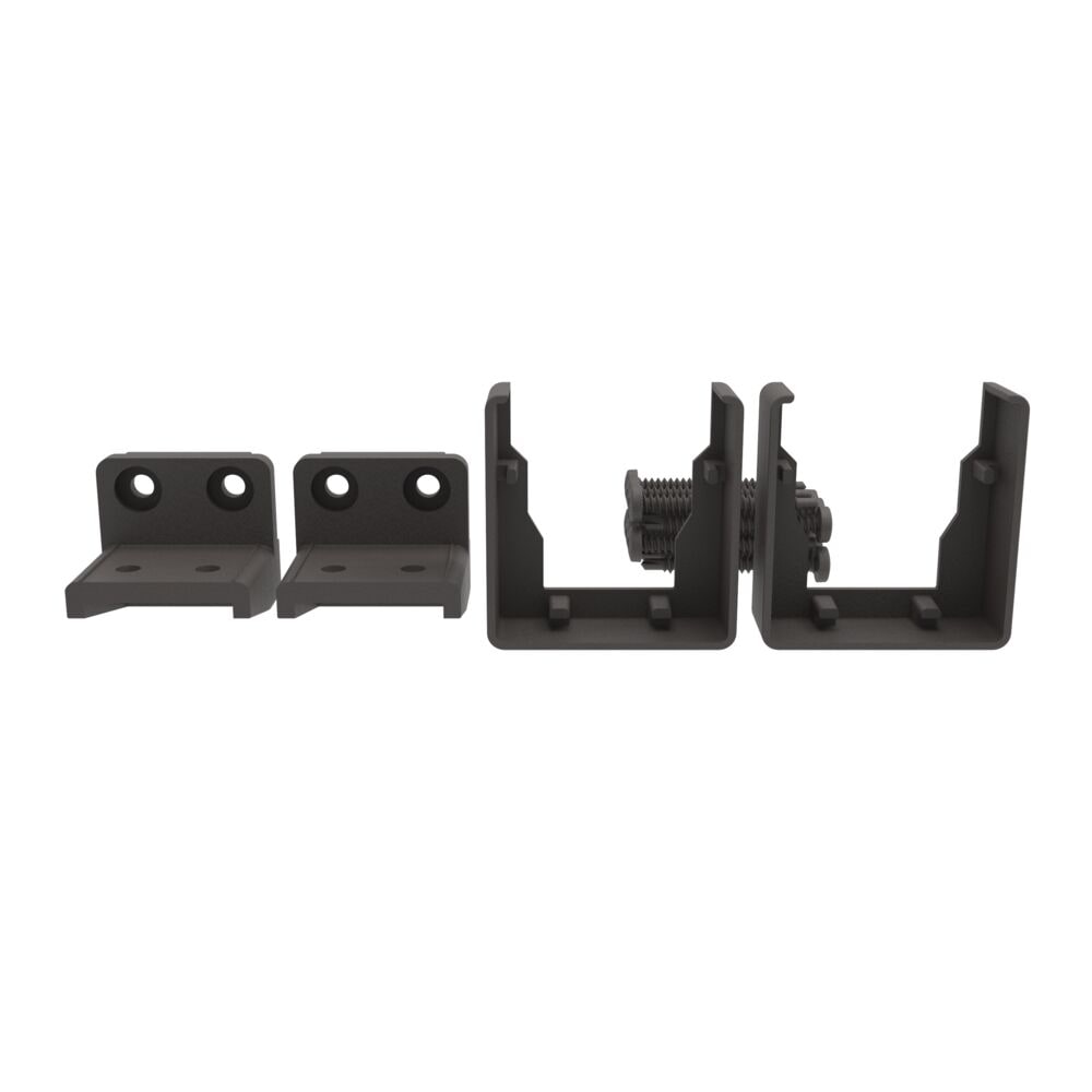 Freedom 6.32-in x 3.14-in VersaRail Matte Bronze Aluminum Line Connector