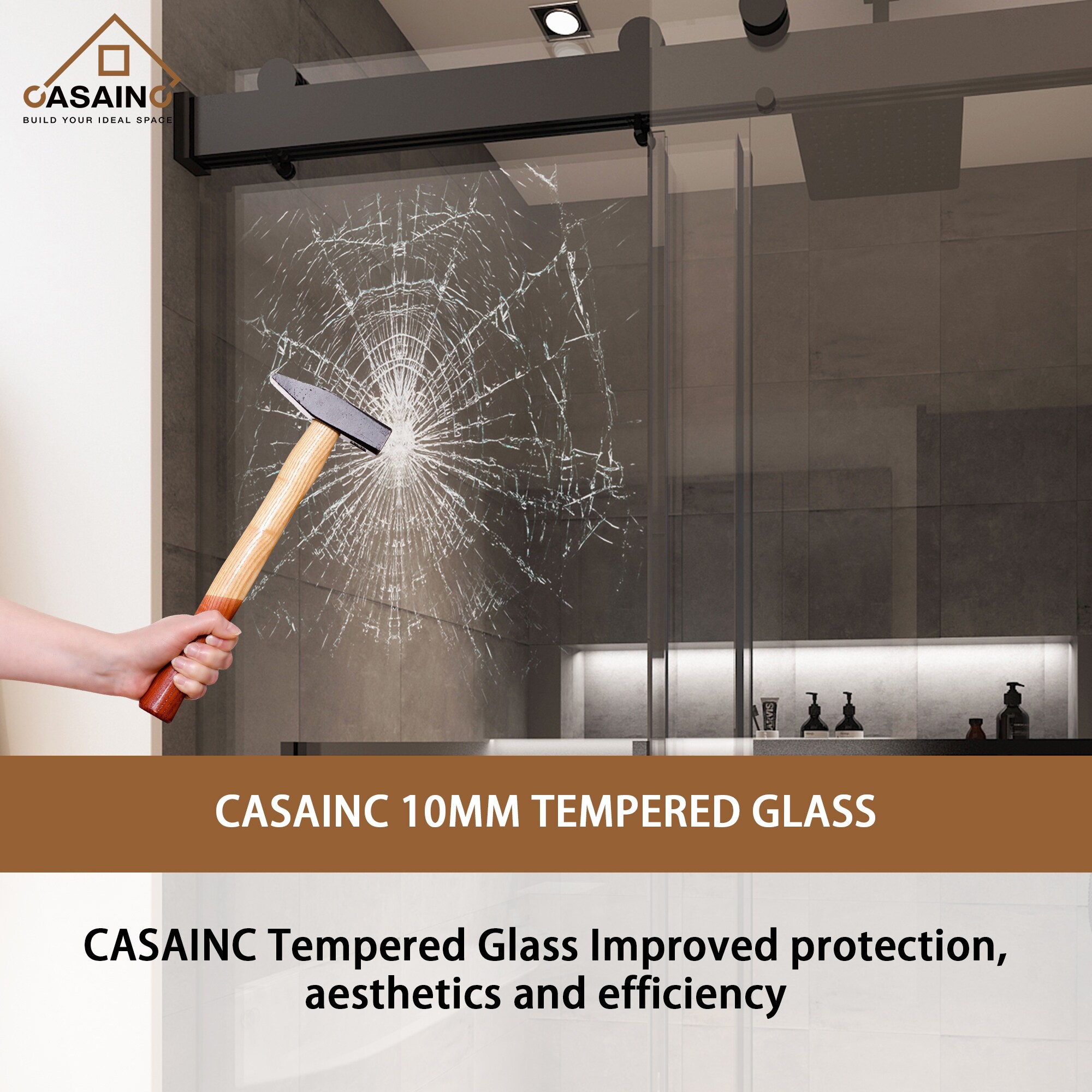 CASAINC CAMB03-60 Shower-Doors - View #8