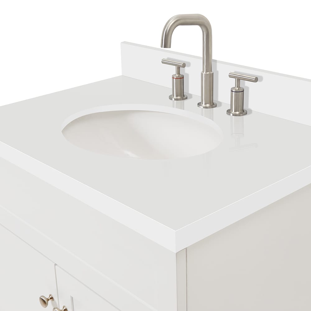 ARIEL F031SWQOVOWHT Bath-Vanity-Combo - View #10