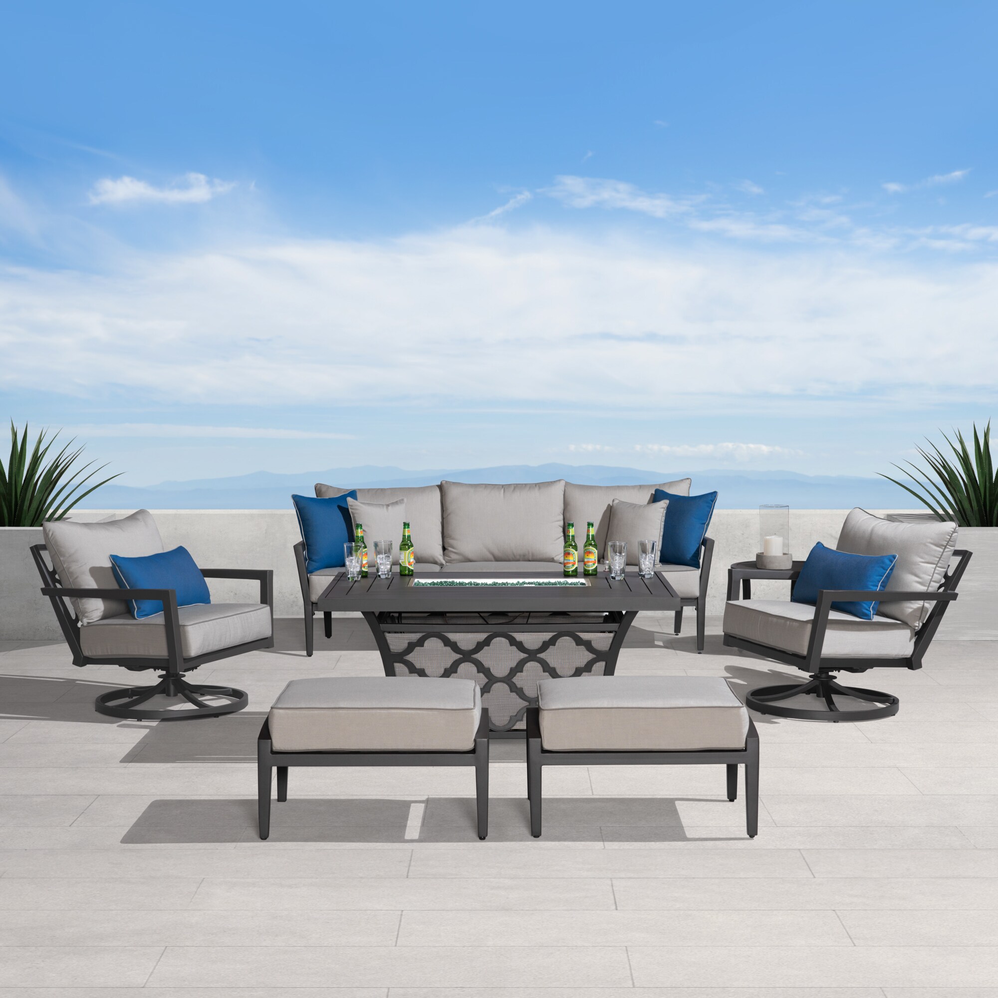 RST Brands OP-ALSS7MFT-VEN-K Patio-Conversation-Sets - View #2