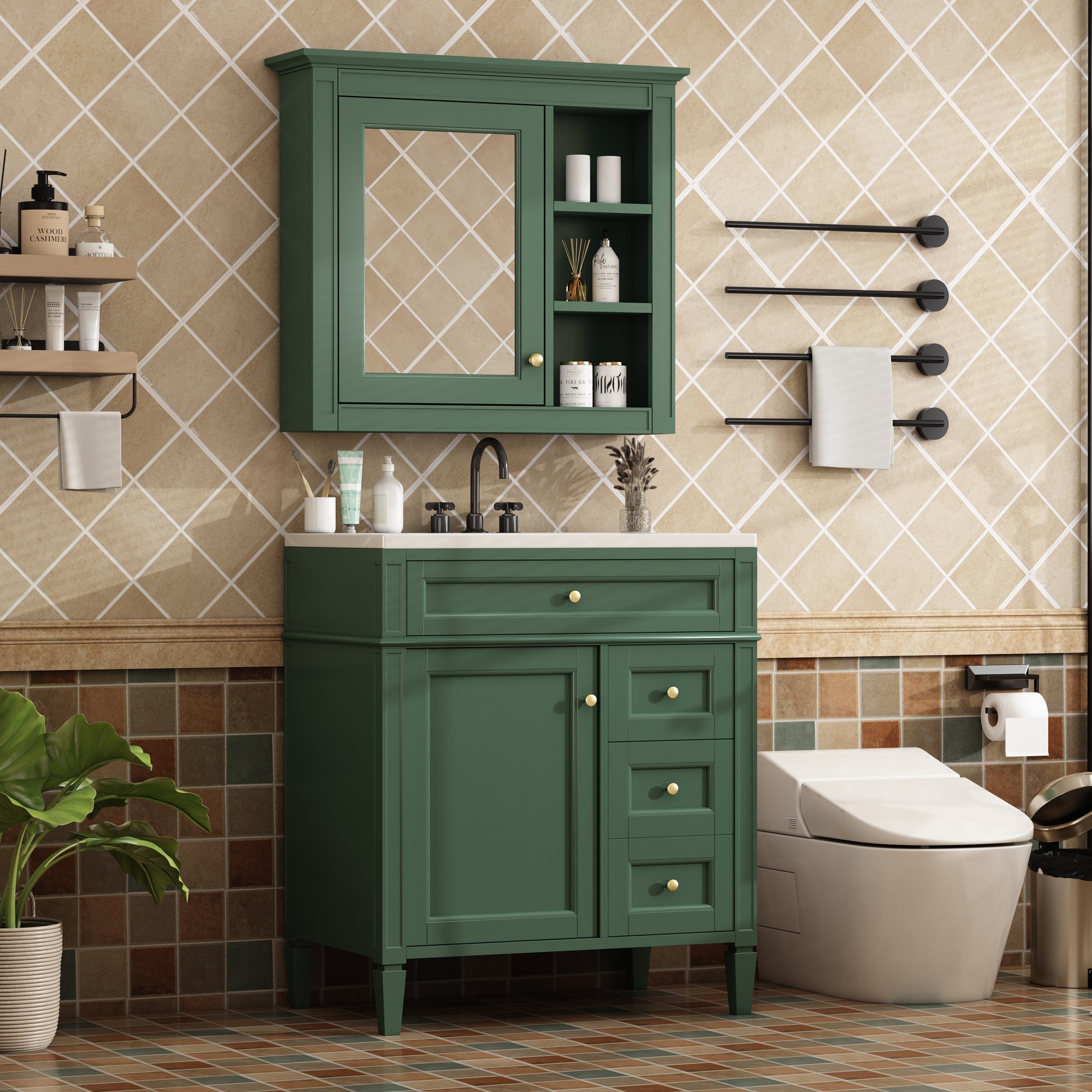 ModernLuxe L3P-SW000127AAF-3 Bath-Vanity-Combo - View #4