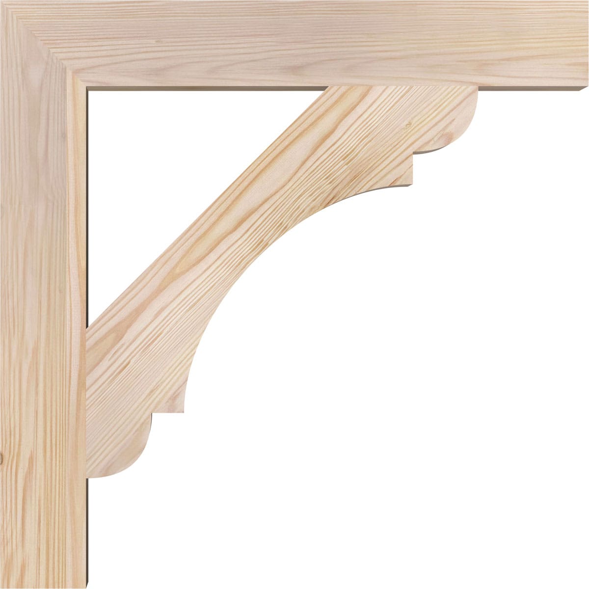 Ekena Millwork BKT04X24X24OLY05SDF Exterior-Brackets-Braces - View #3