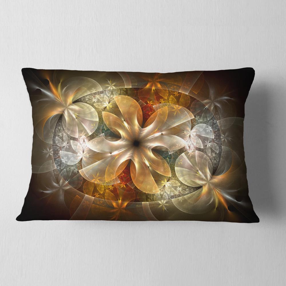 Designart CU8905-12-20 12-in x 20-in Yellow Indoor Decorative Pillow