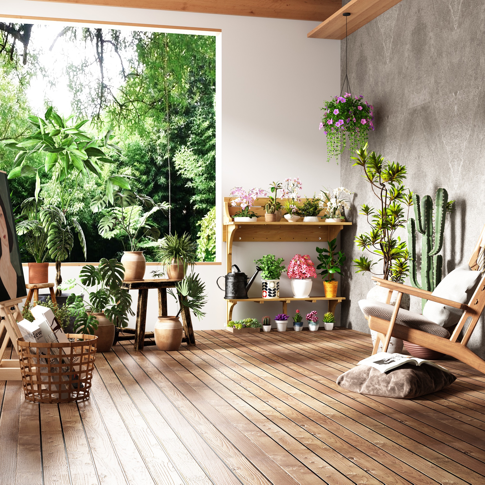 FUFU&GAGA LJY-KF210045-02 Plant-Stand - View #14