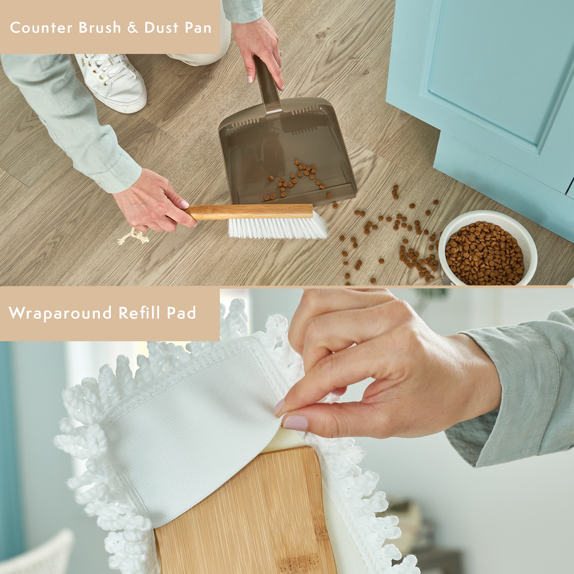 Counter Brush with Dust Pan