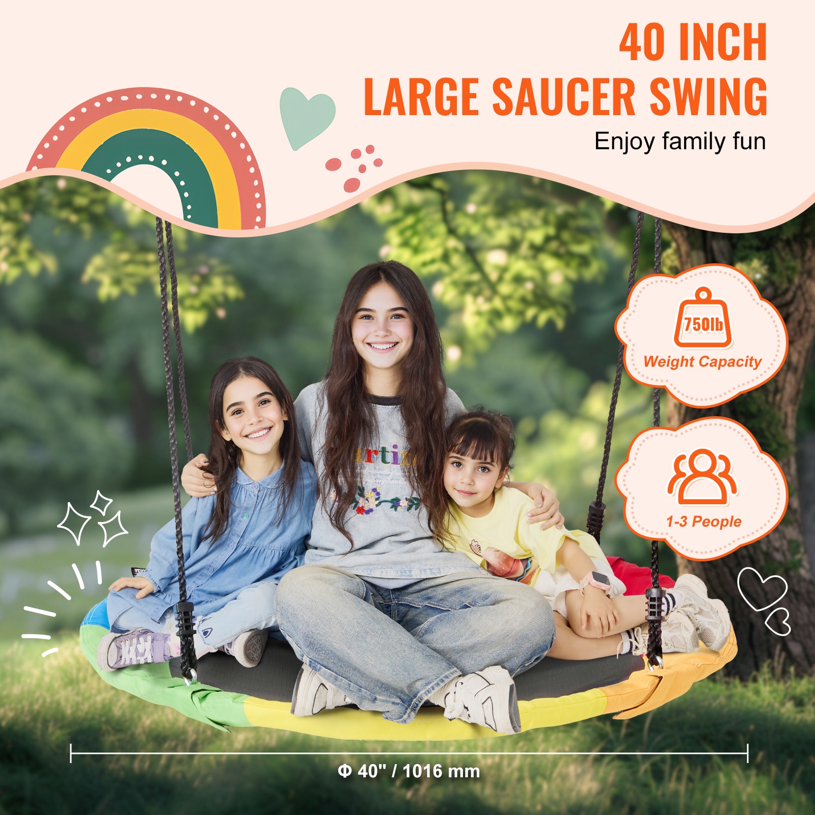 VEVOR SCCSFDQQCSFD04491V0 Playset-Swings - View #2