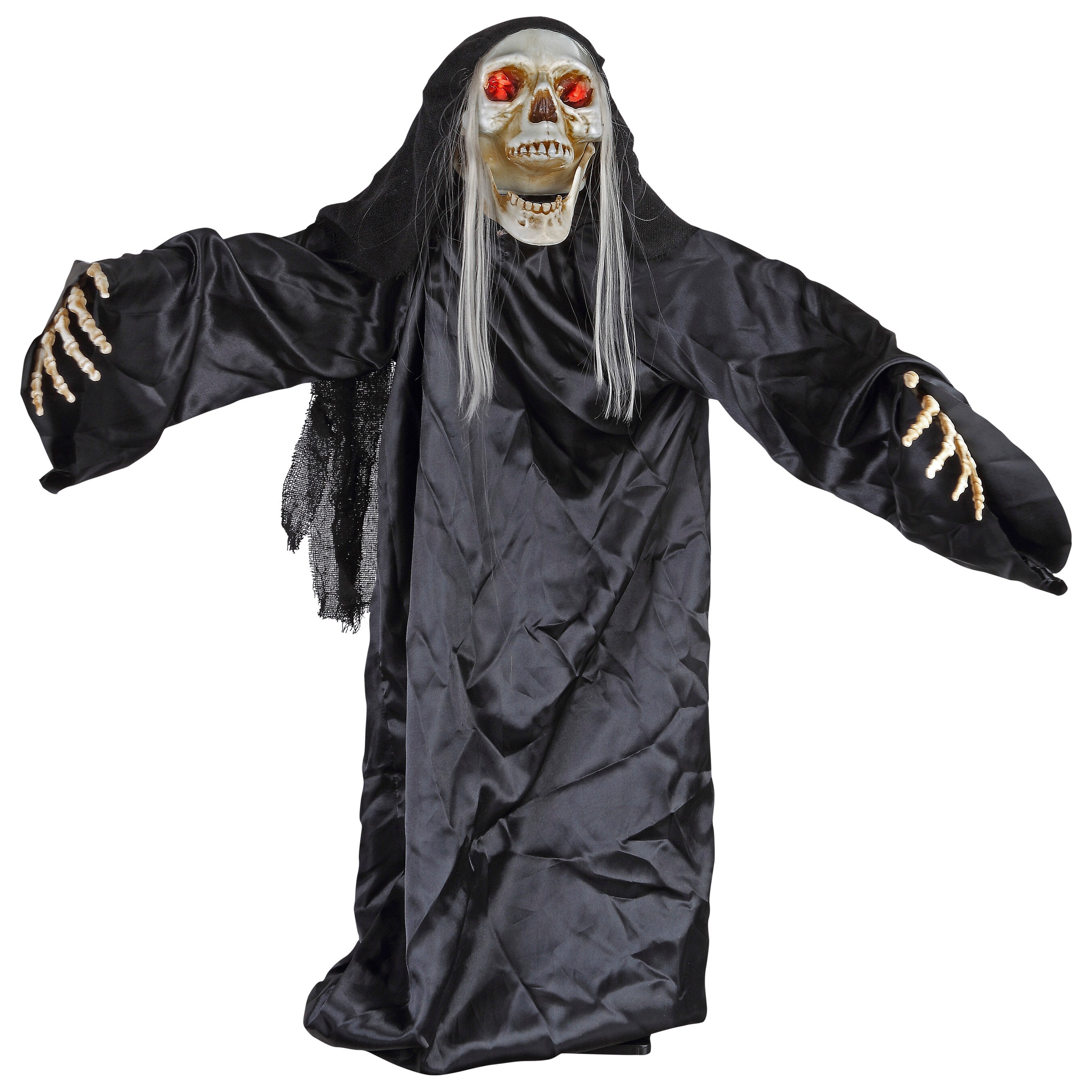 Holiday Living 24.8-in Lighted Animatronic Reaper Lifesize Greeter at ...