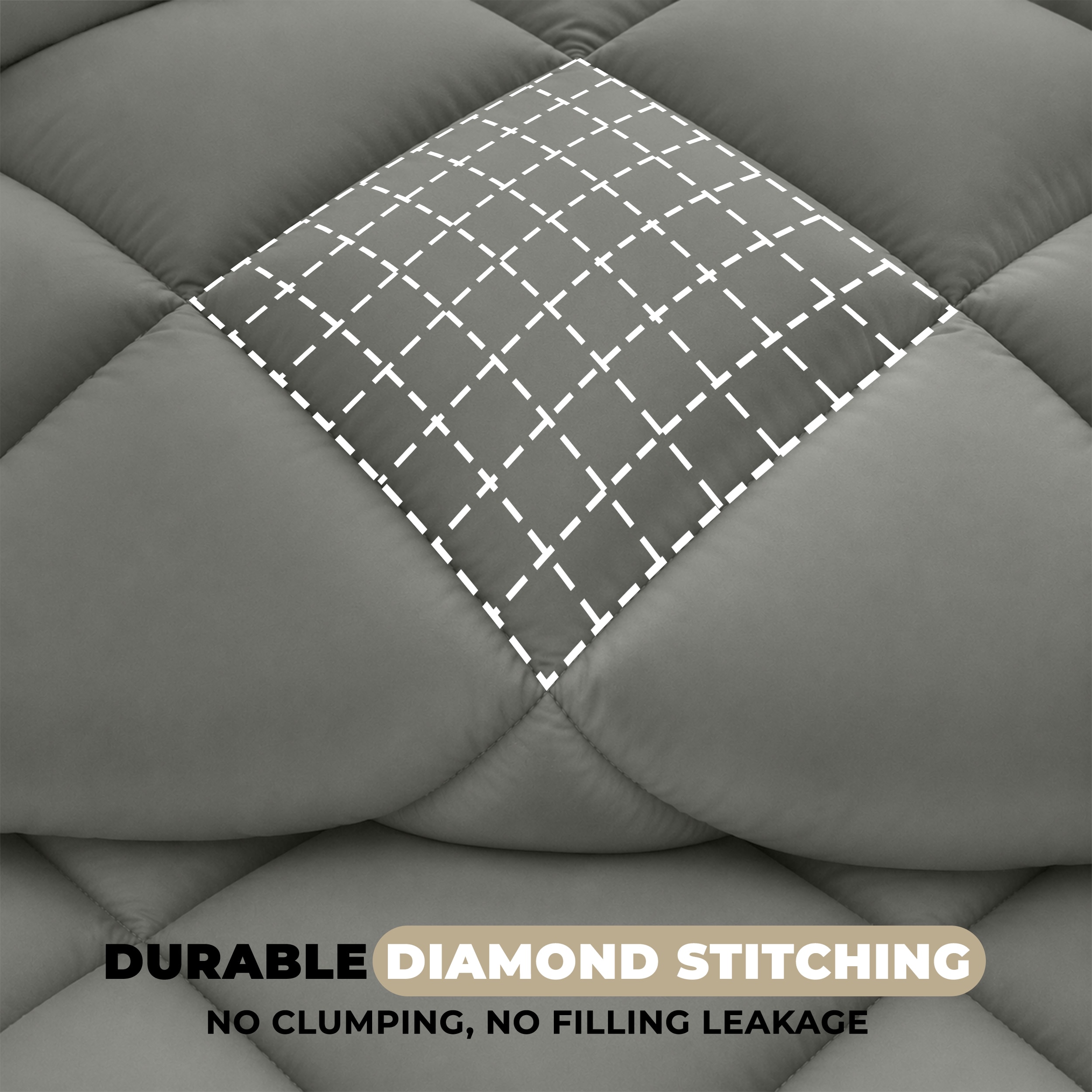 Lux Decor Collection CMF 3PC K SD GDRK Comforters-And-Bedspreads - View #3