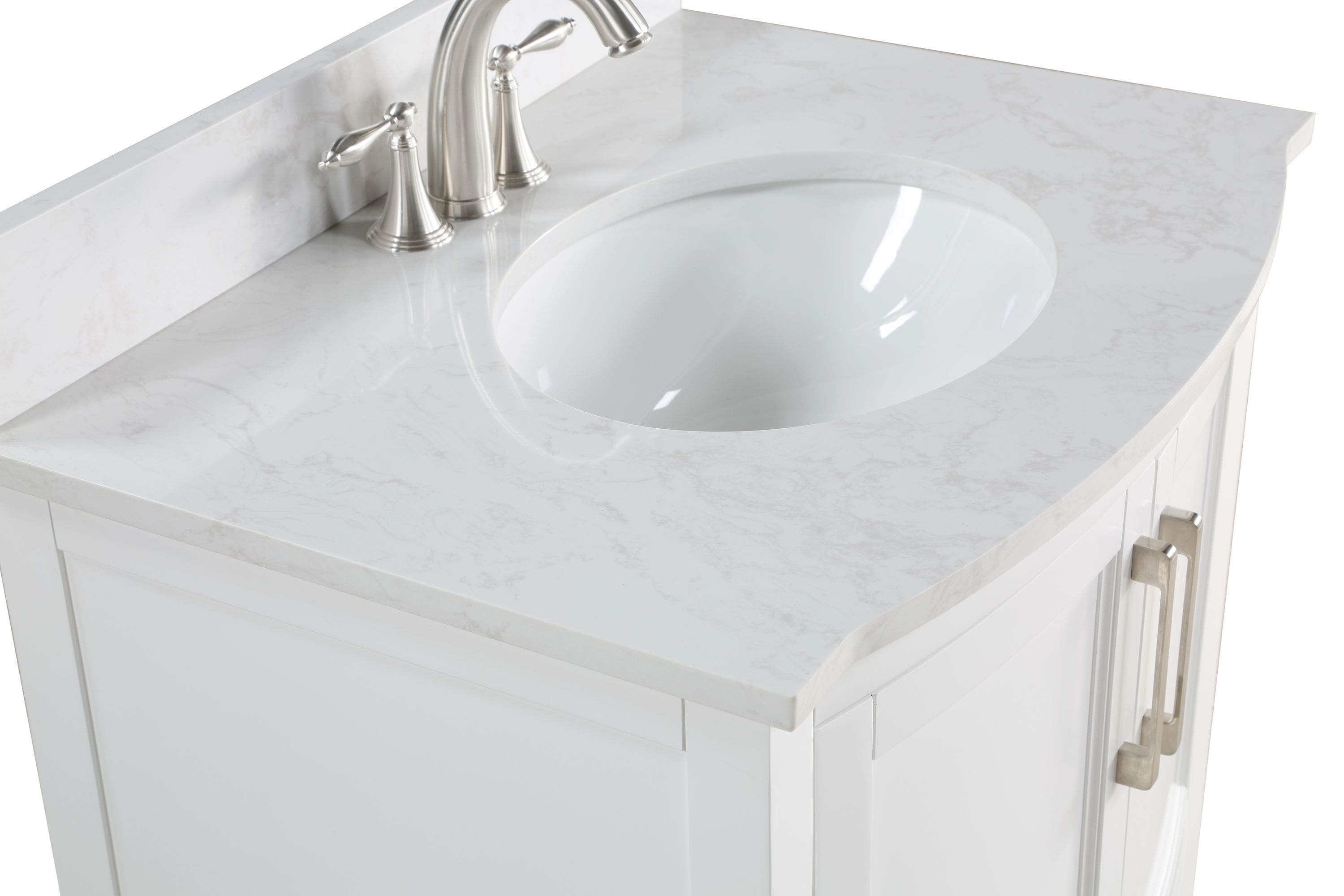 Harper 72-inch Double Vanity with Carrara Marble Top