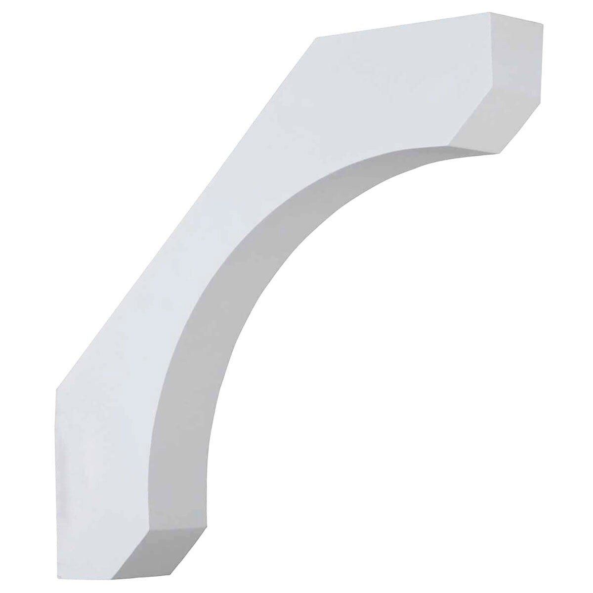 White Polyurethane Decorative 18" Bracket