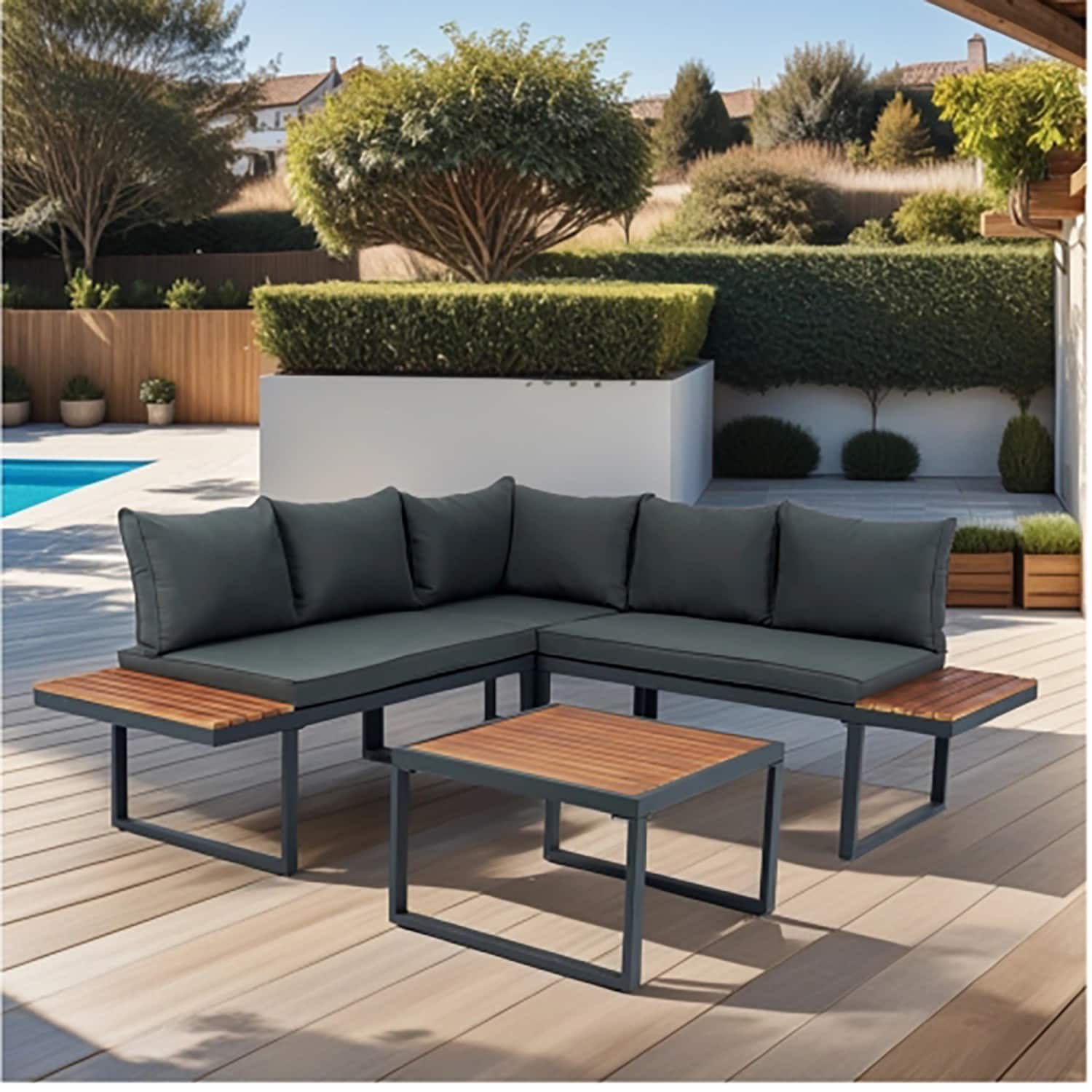 GZMR GM-EF-00031 Patio-Conversation-Sets - View #3