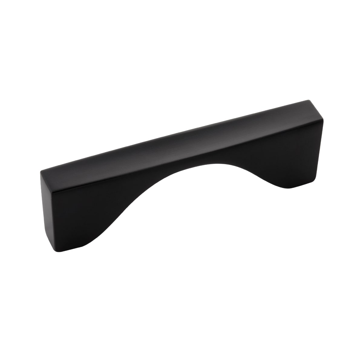 Belwith Keeler B076148-MB Channel 3-in , 76mm Center to Center Matte Black Rectangular Handle Drawer Pull
