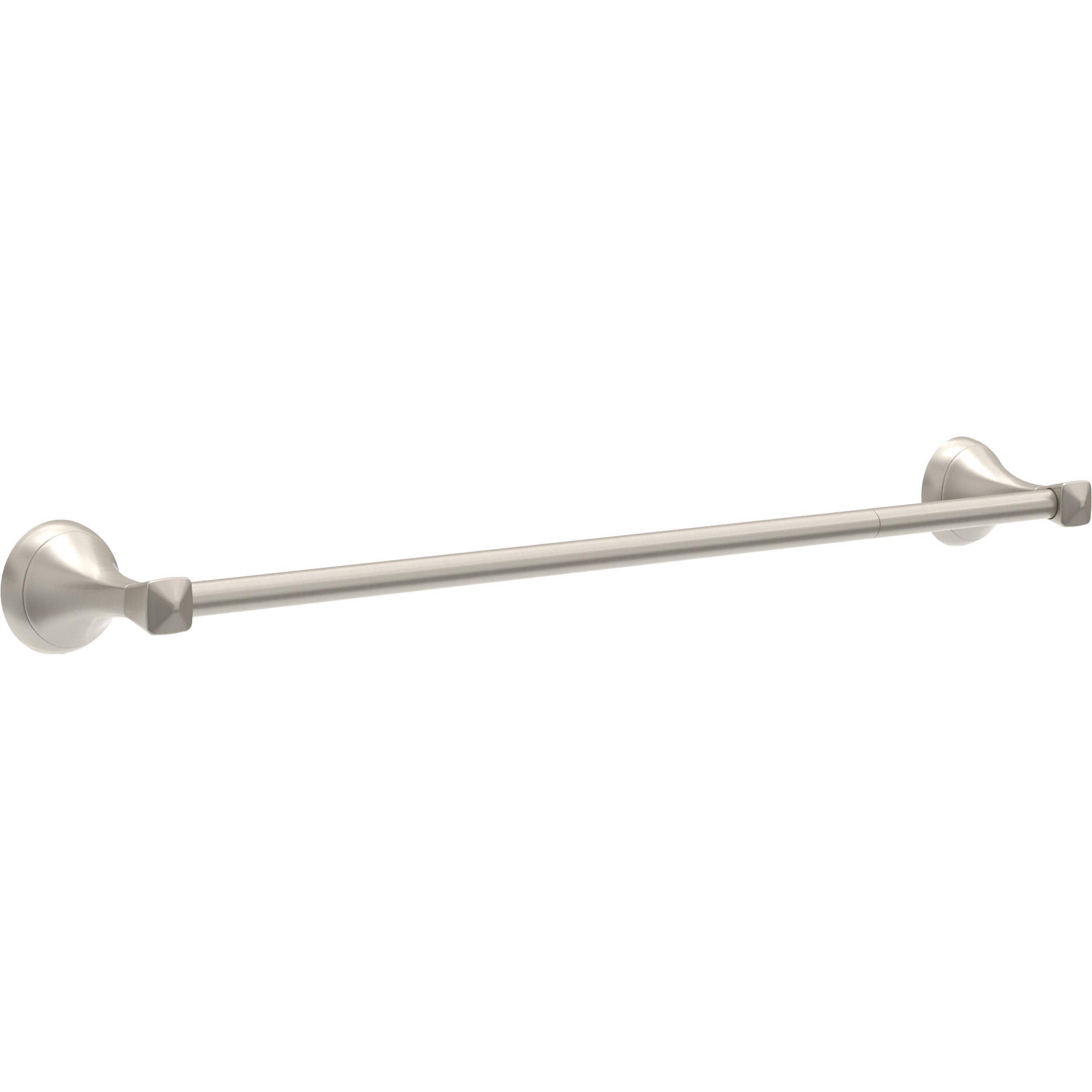 Delta Becker 18-in Spotshield Brushed Nickel Wall Mount Single Towel Bar in  the Towel Bars department at