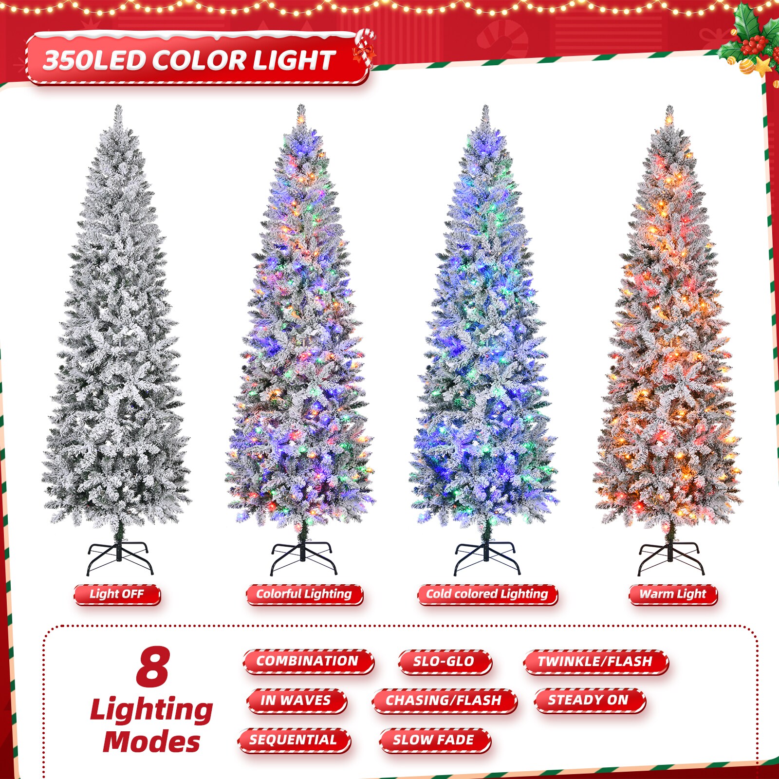 Fenbeli LTLWFL006 Artificial-Christmas-Trees - View #12