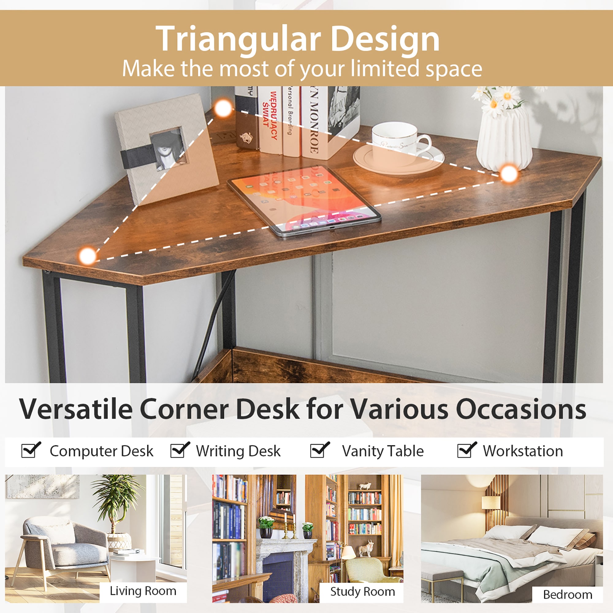 Costway SXL00212 desks - View #6